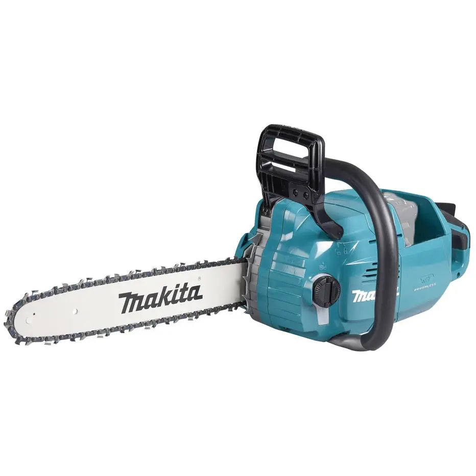 Makita Chainsaw Heavy Duty 35cm 14" 40V XGT Brushless Cordless Garden Tree Cutting Pruning Bare Unit Body Only UC015GZ  White Rose Tools
