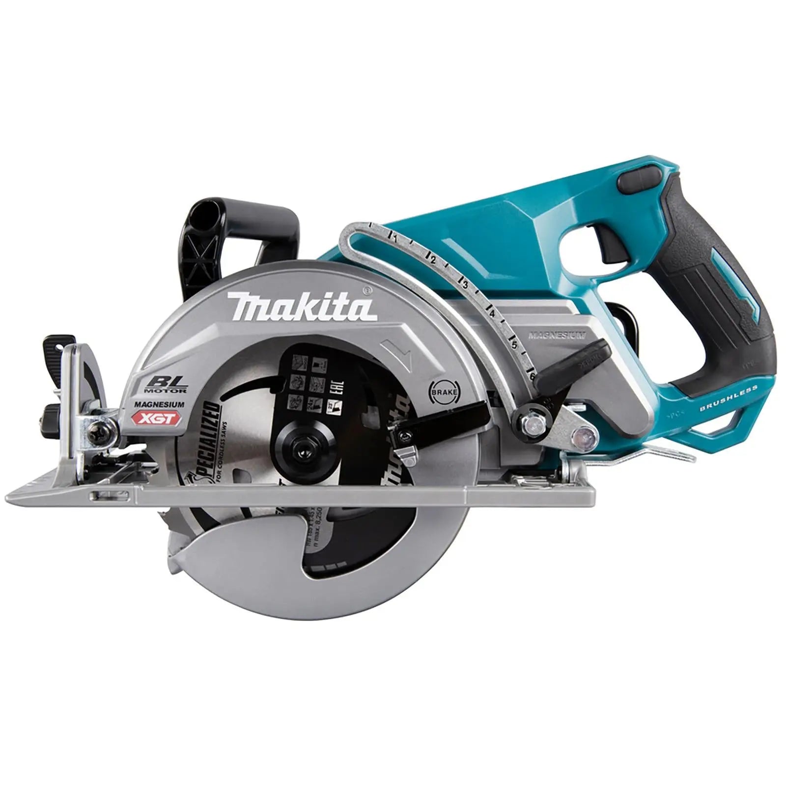 Makita Circular Saw 185mm XGT 40V Max Cordless Brushless Body Only RS001GZ  White Rose Tools