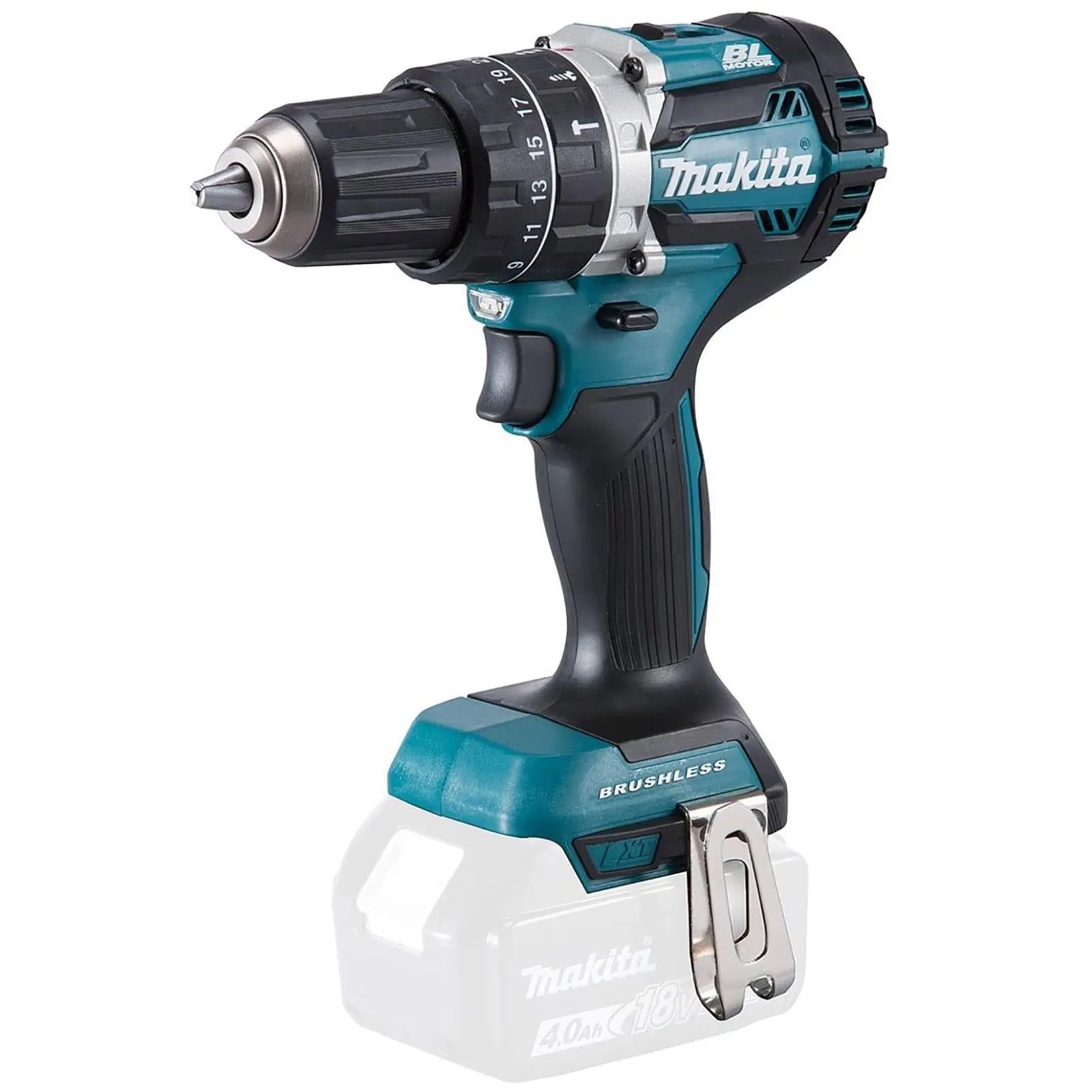 Makita Combi Drill Hammer Driver 18V LXT Li-ion Brushless Cordless DHP484Z Body Only  White Rose Tools