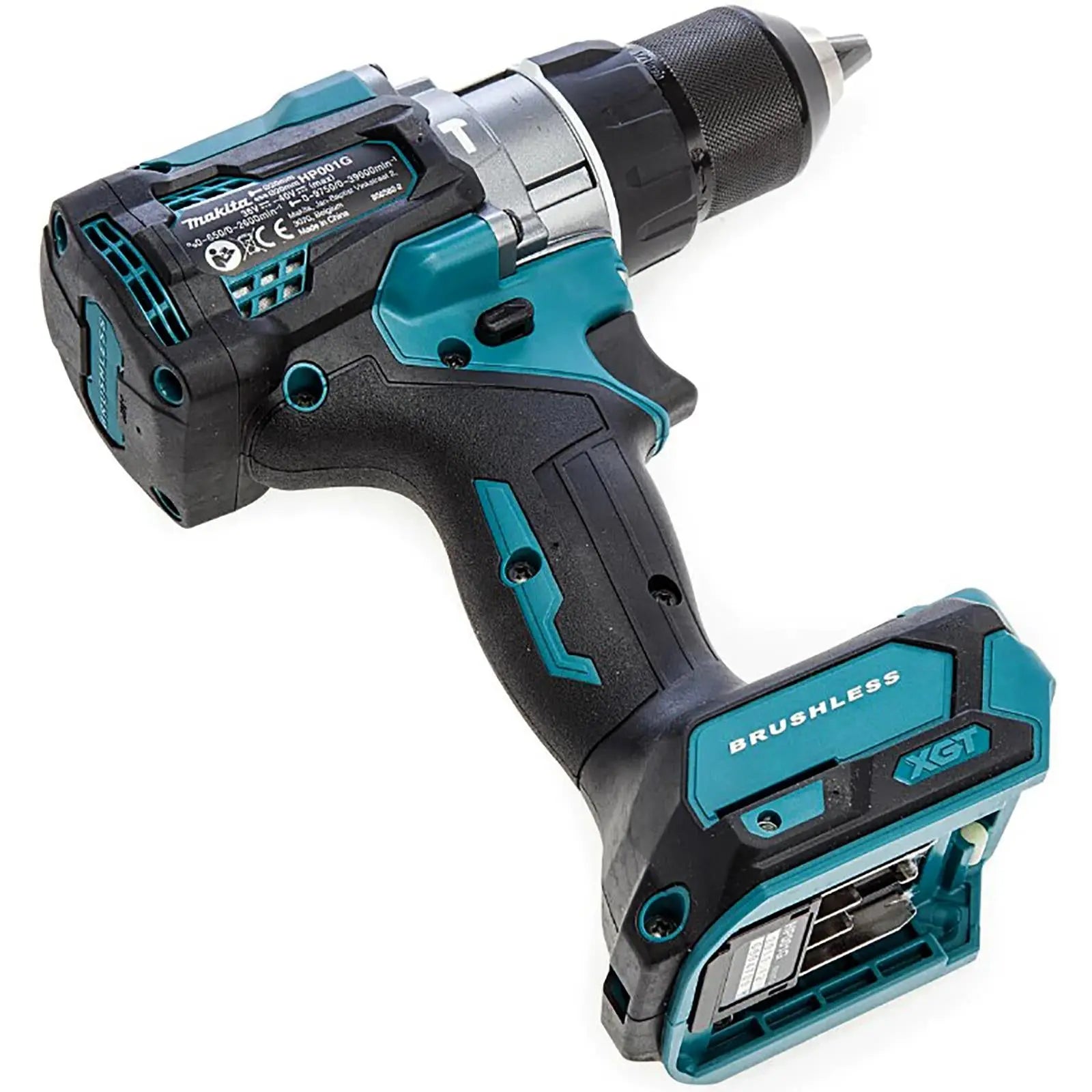 Makita Combi Drill XGT 40V Max Li-ion Brushless Cordless HP001GZ Body Only  White Rose Tools