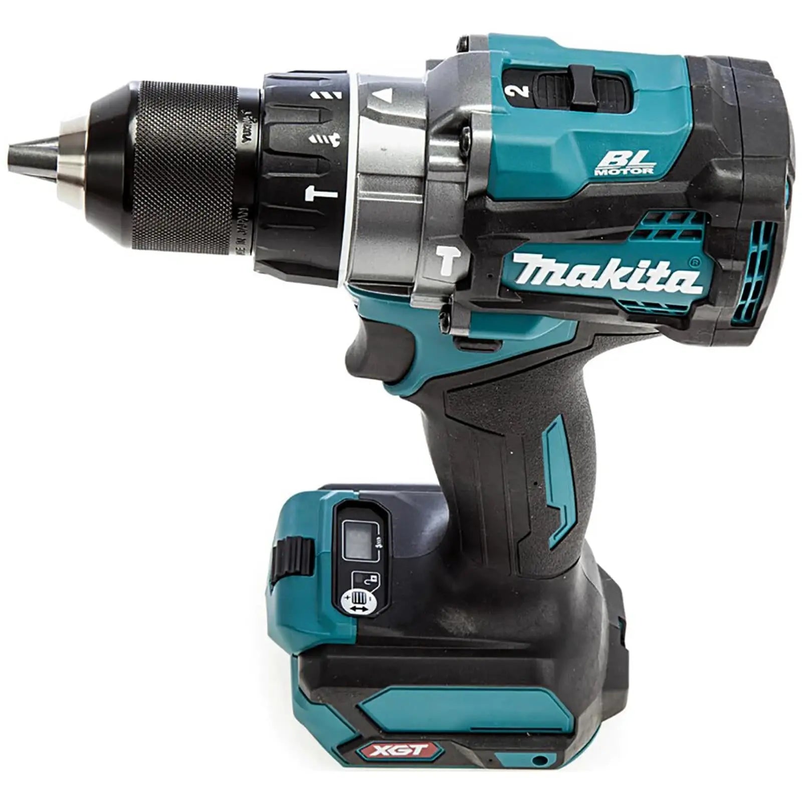 Makita Combi Drill XGT 40V Max Li-ion Brushless Cordless HP001GZ Body Only  White Rose Tools