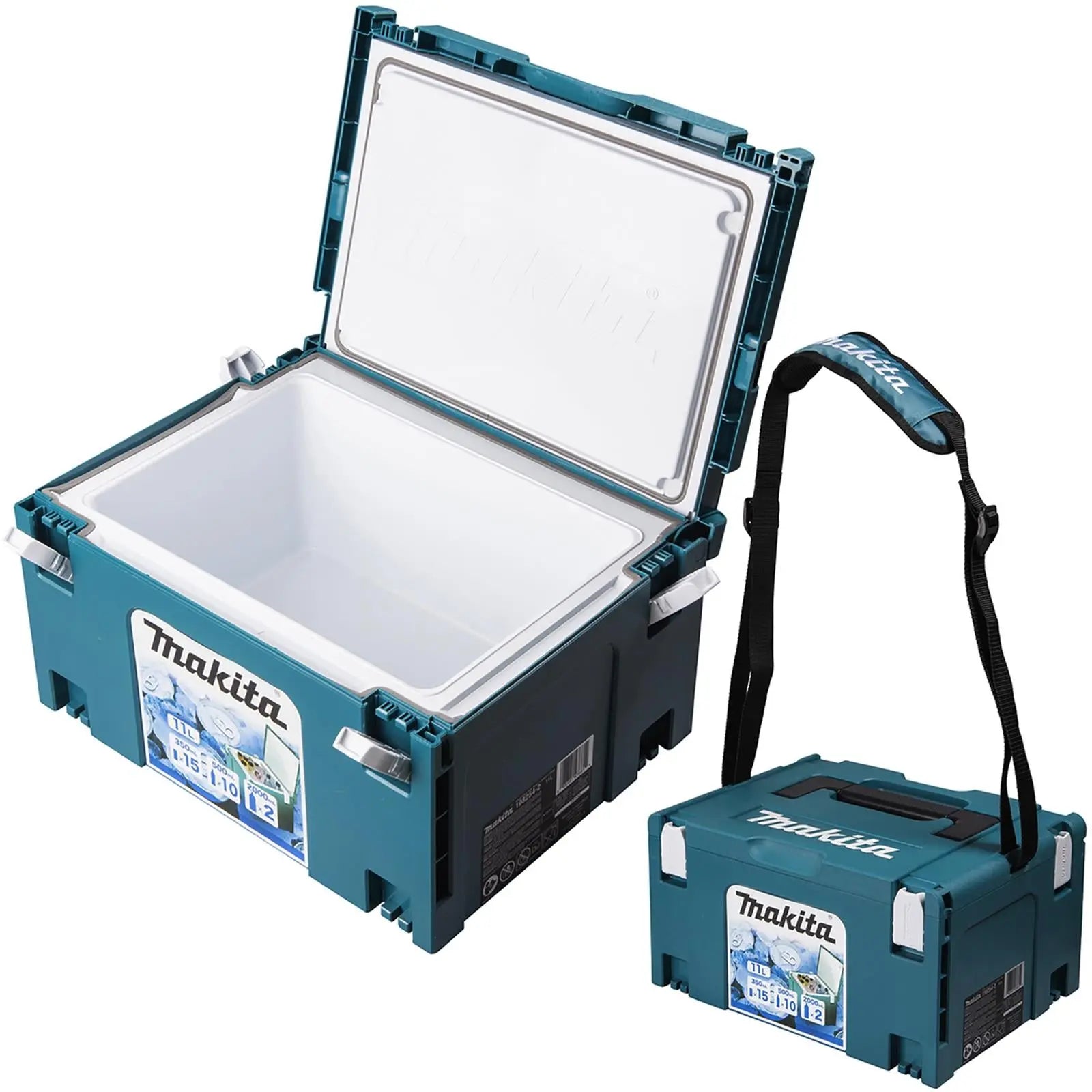 Makita Cool Box Makpac Connector Case Type 3 11 Litres 198254-2  White Rose Tools