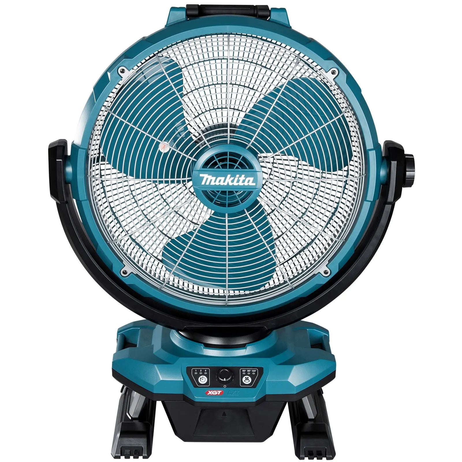 Makita Fan 450mm Portable Cordless 40V XGT 18V LXT AC Oscillating CF003GZ Body Only  White Rose Tools