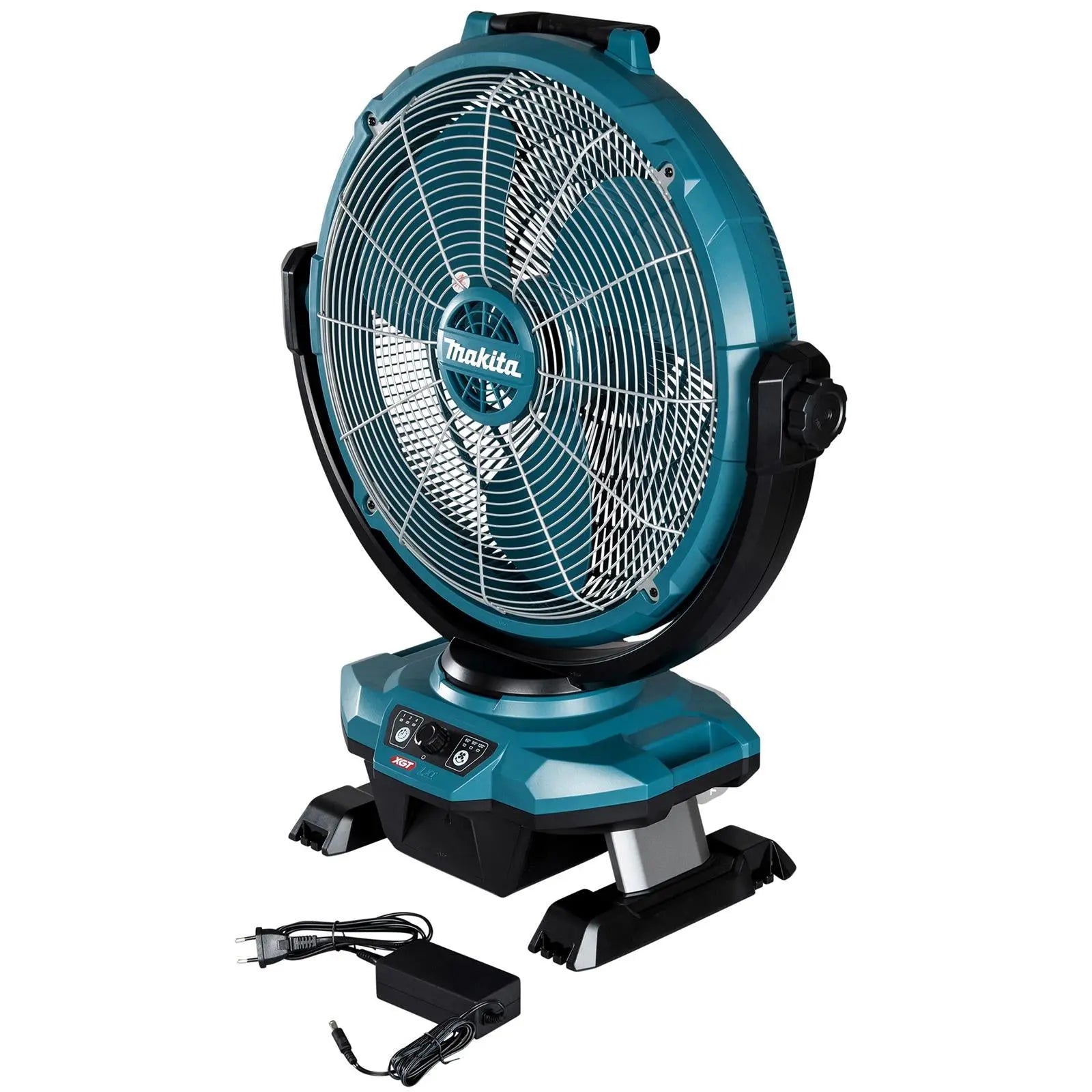 Makita Fan 450mm Portable Cordless 40V XGT 18V LXT AC Oscillating CF003GZ Body Only  White Rose Tools