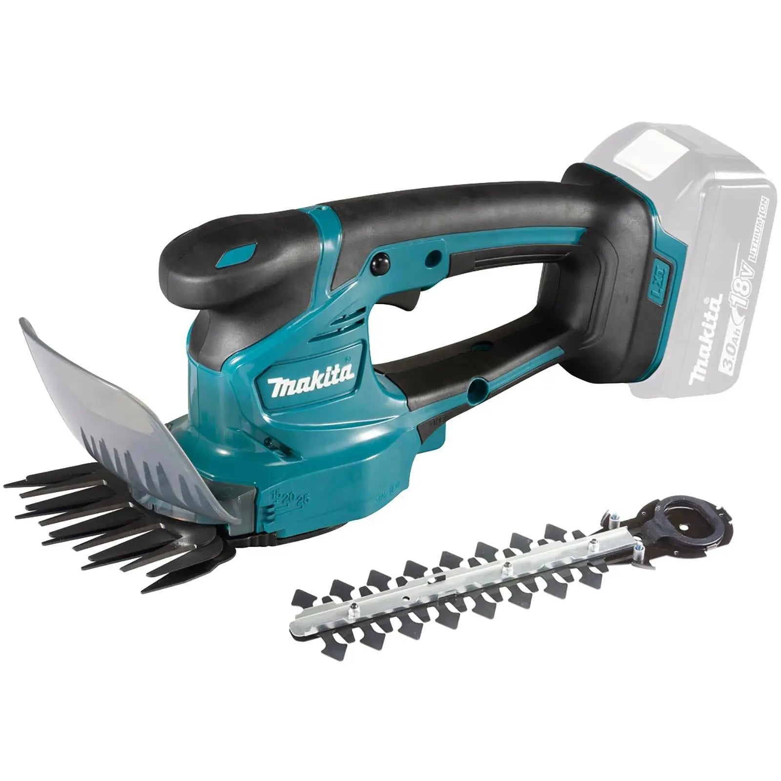 Makita Grass Shears 110mm Hedgetrimmer Blade 18V LXT Cordless Li-ion Body Only DUM111ZX  White Rose Tools