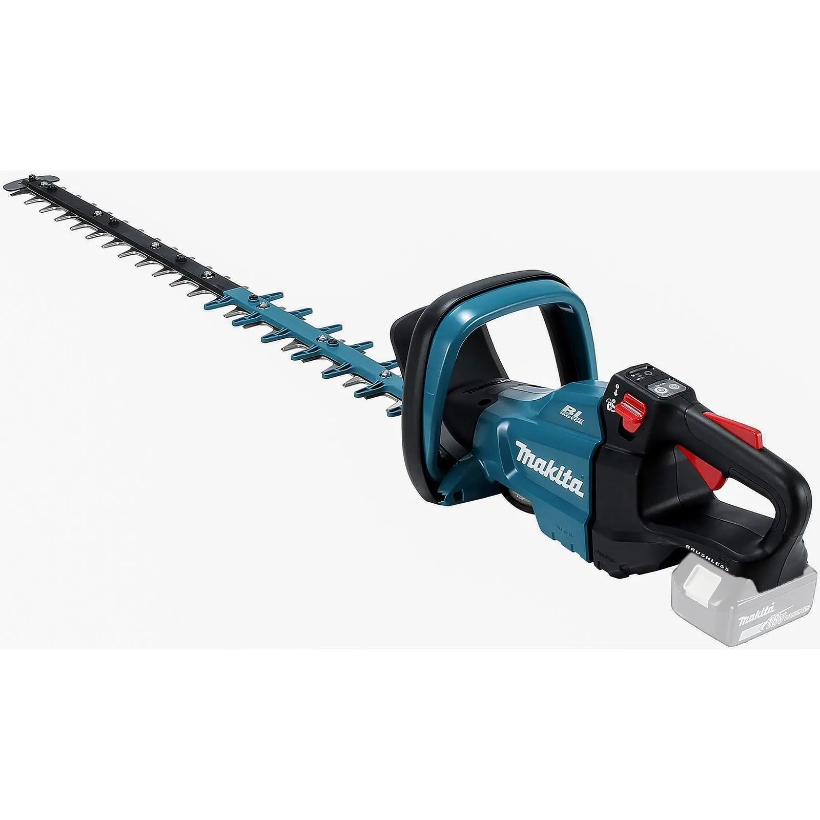 Makita Hedge Trimmer 75cm 18V LXT Li-ion Brushless Cordless Garden Bush Cutter Cutting Bare Unit Body Only DUH751Z  White Rose Tools