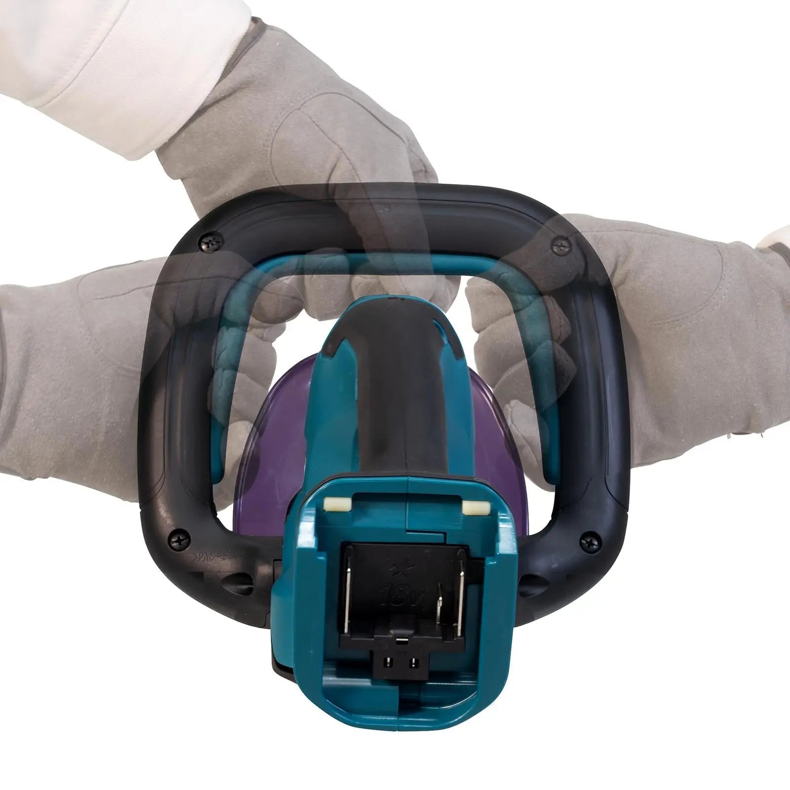Makita Hedge Trimmer Kit 60cm 18V LXT Li-ion Brushless Cordless 5Ah Battery and Charger Garden Bush Cutter Cutting DUH607RT  White Rose Tools