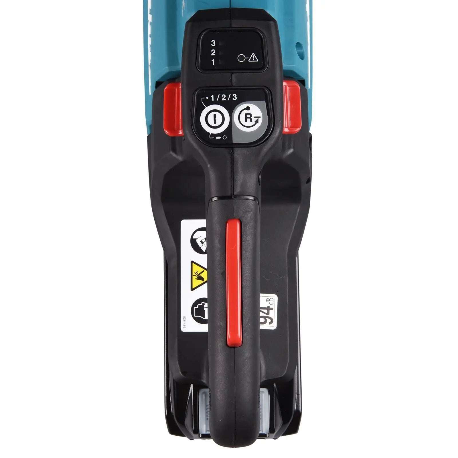 Makita Hedge Trimmer Kit 75cm 40V XGT Li-ion Brushless Cordless 2 x 2.5Ah Battery and Rapid Charger Garden Bush Cutter Cutting UH007GD201  White Rose Tools