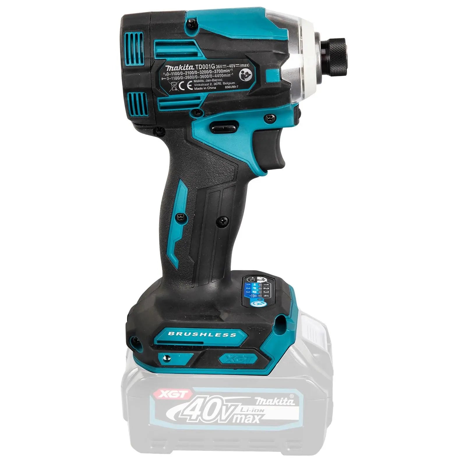 Makita Impact Driver XGT 40V Max Cordless Brushless Body Only TD001GZ  White Rose Tools