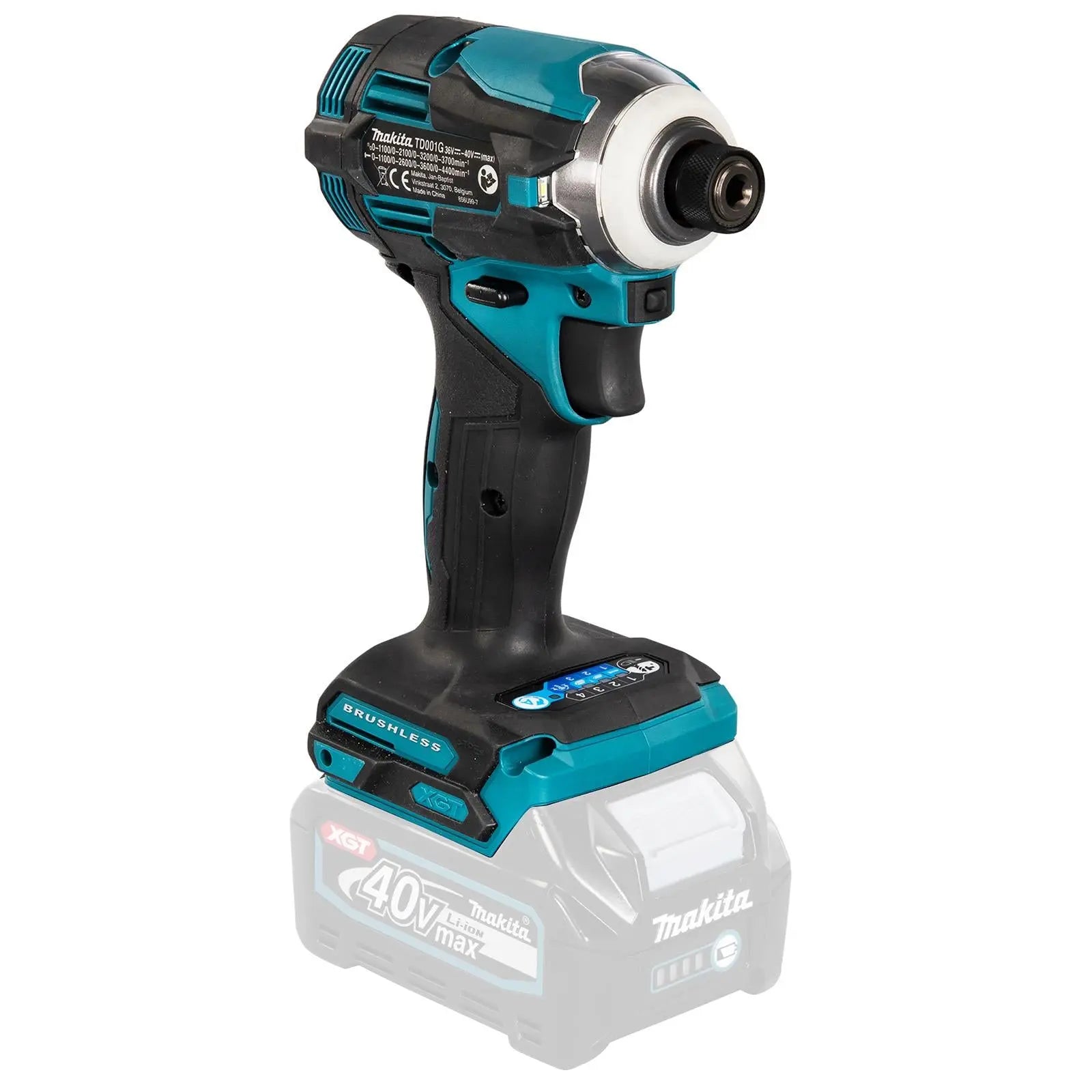 Makita Impact Driver XGT 40V Max Cordless Brushless Body Only TD001GZ  White Rose Tools