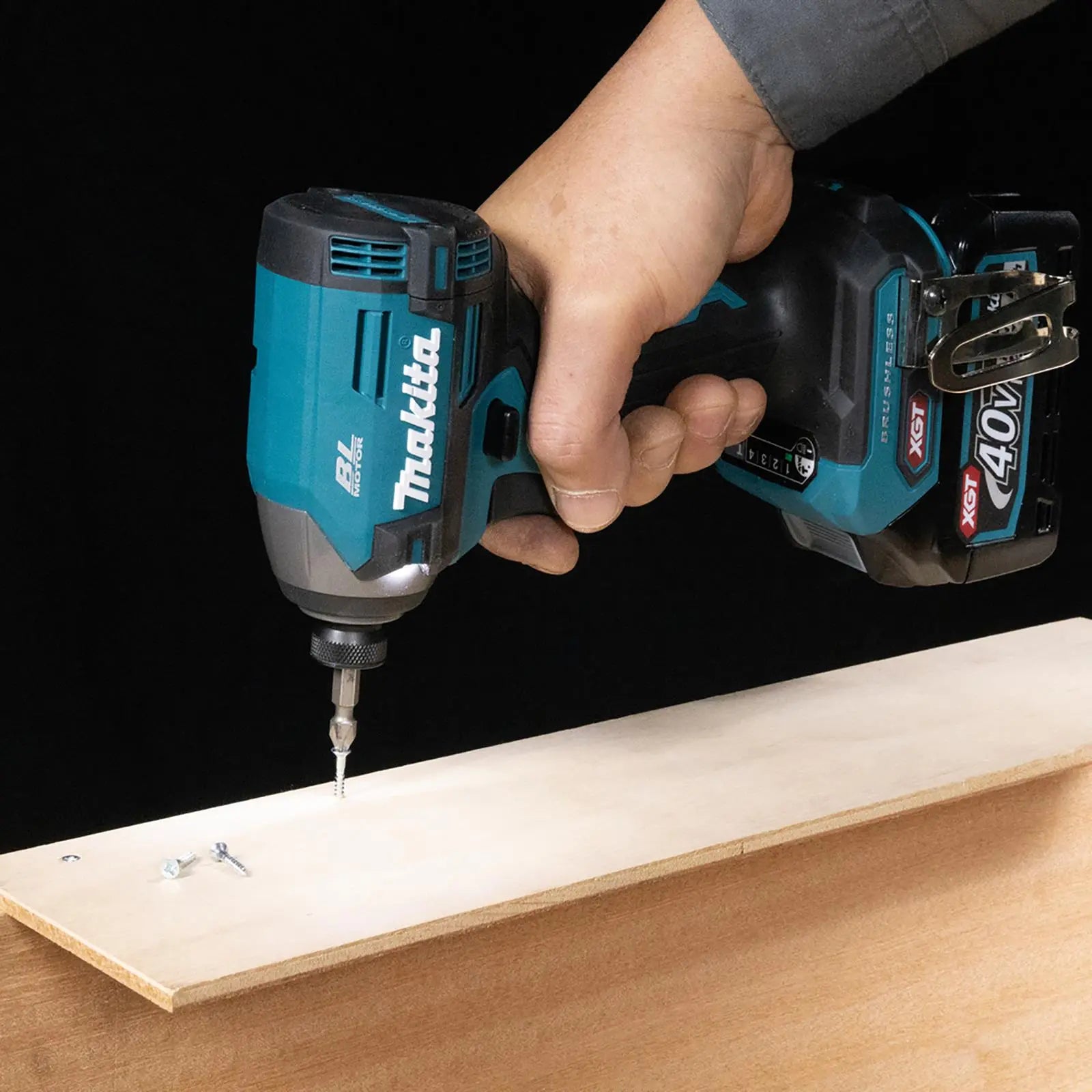 Makita Impact Driver XGT 40V Max Li-ion Brushless Cordless TD003GZ Body Only  White Rose Tools