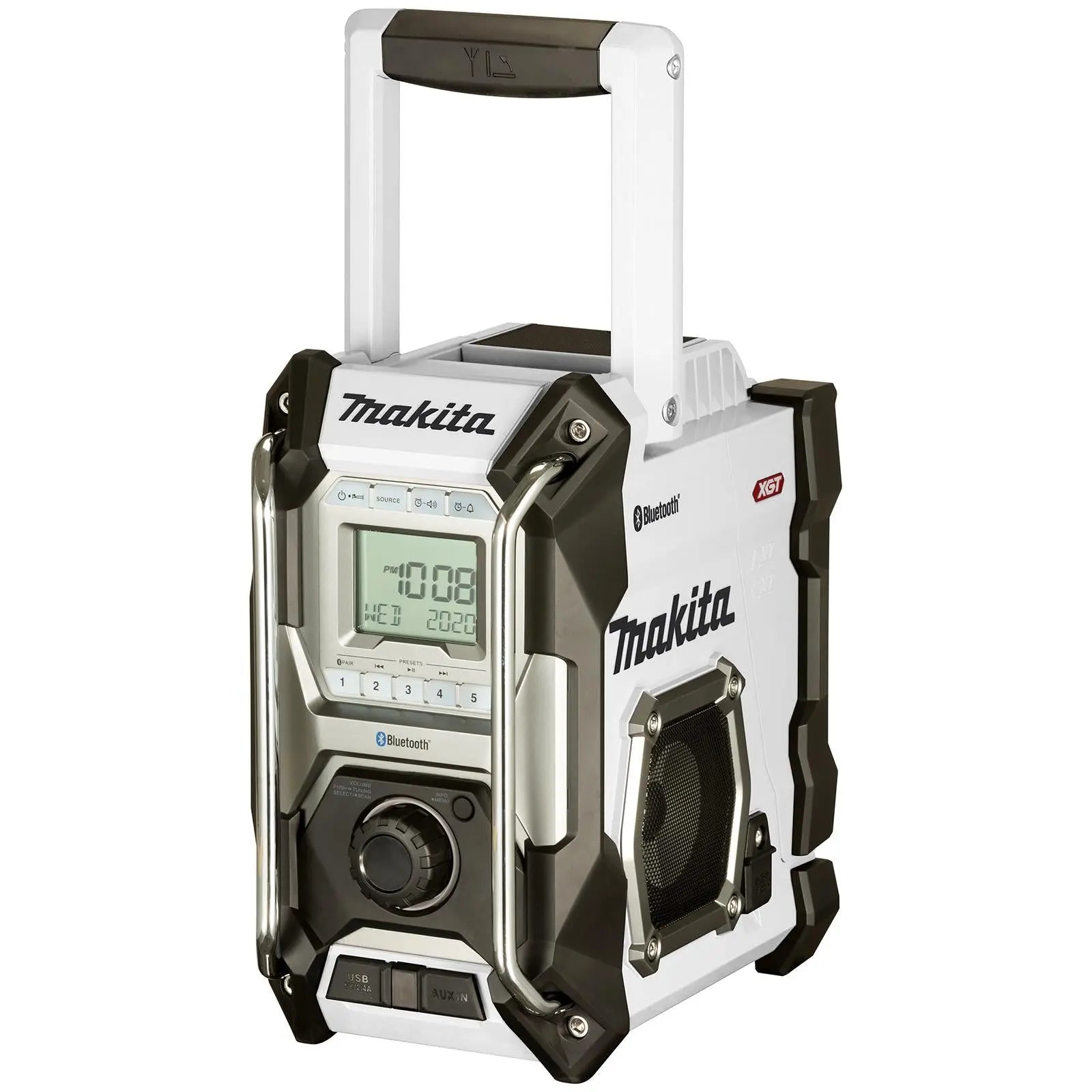 Makita Job Site Radio Speaker with Bluetooth XGT LXT CXT Li-ion 12-40V Body Only MR002GZ01  White Rose Tools
