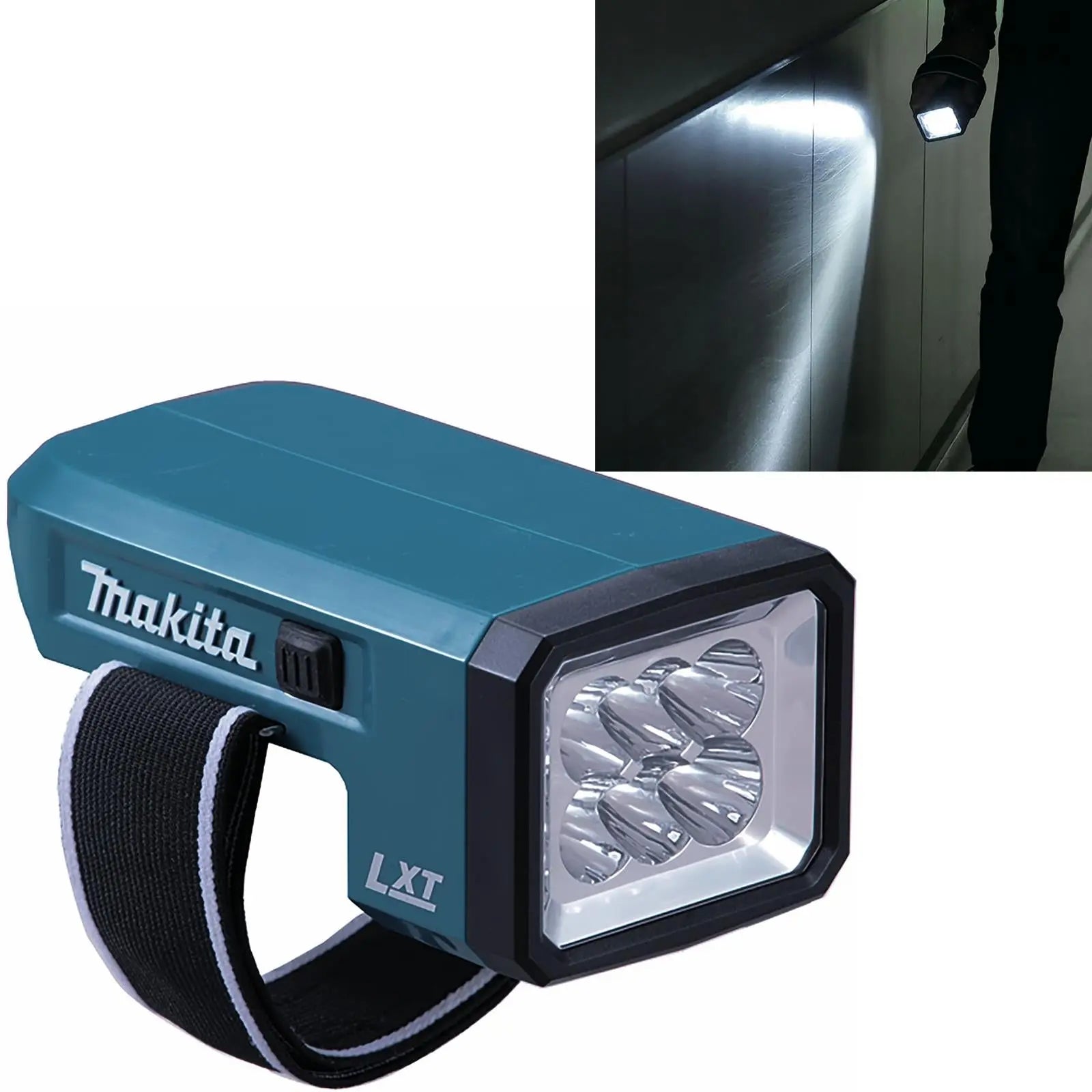 Makita LED Flashlight Torch 18V LXT Li-ion Cordless Body Only DML186  White Rose Tools
