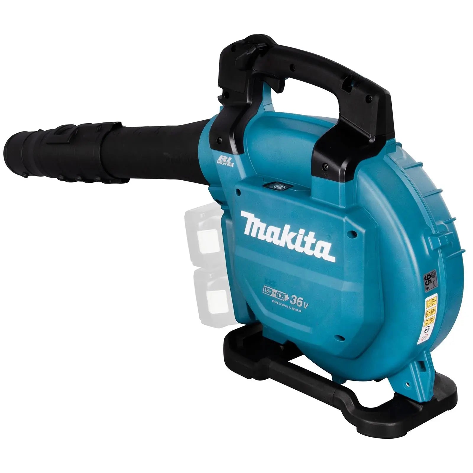 Makita Leaf Blower Vacuum 18V x 2 LXT Brushless Cordless 14.4N Garden Grass Clippings Construction Bare Unit Body Only DUB363ZV  White Rose Tools