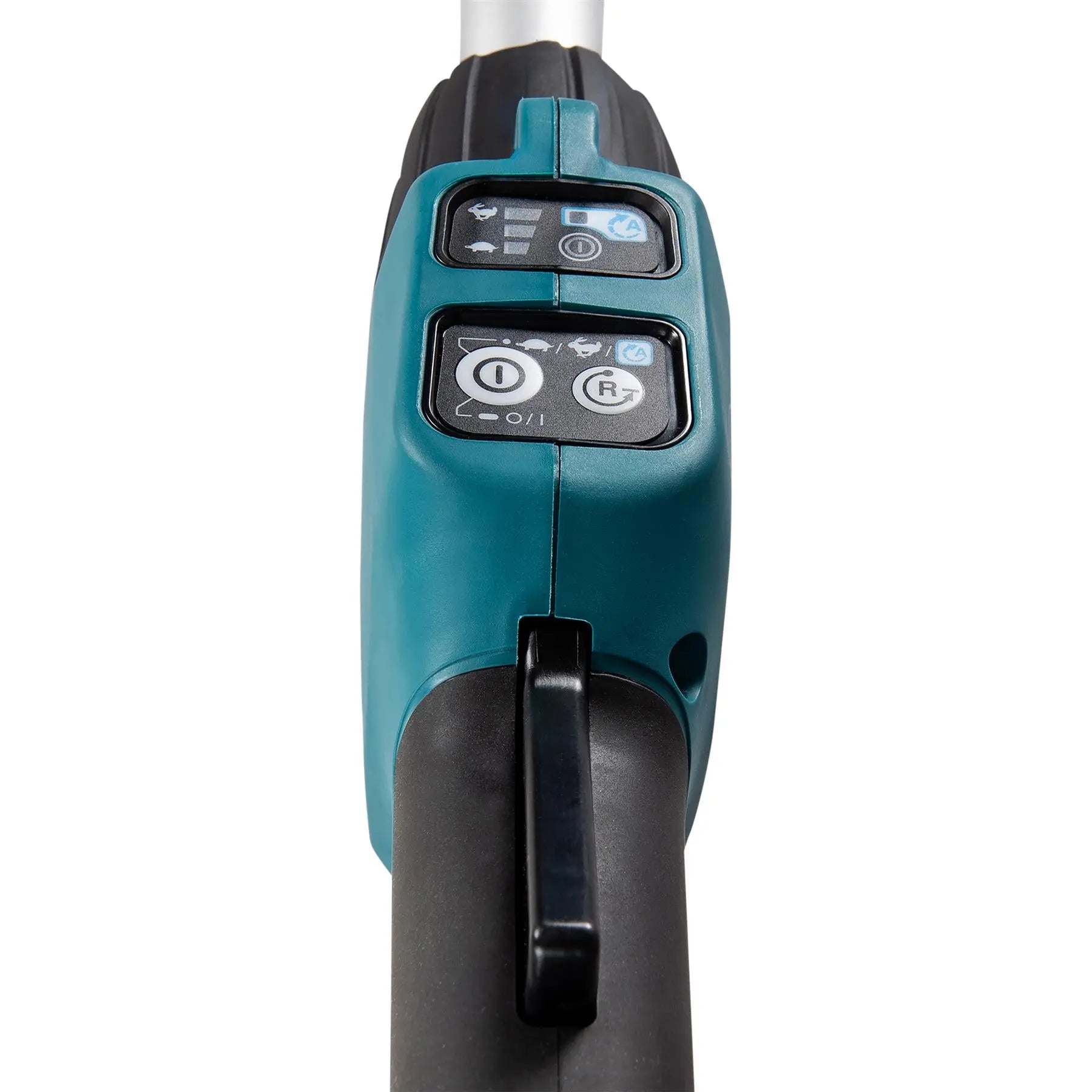 Makita Line Trimmer Strimmer Kit 18V LXT Brushless Cordless Garden Lawn Strimming 5Ah Battery and Charger DUR189RT  White Rose Tools