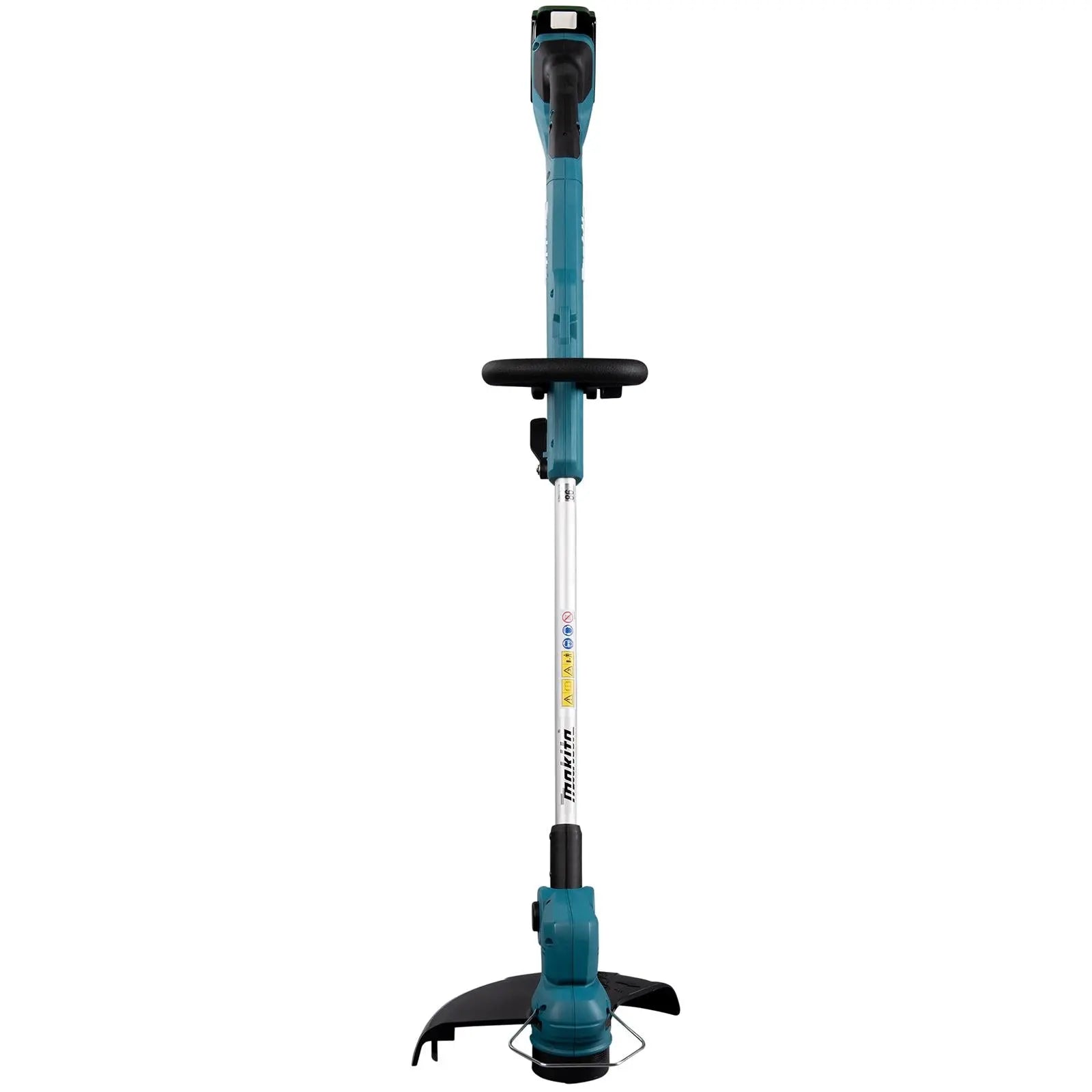 Makita Line Trimmer Strimmer Kit 18V LXT Telescopic Shaft Cordless Garden Lawn Strimming 5Ah Battery and Charger DUR193RT  White Rose Tools