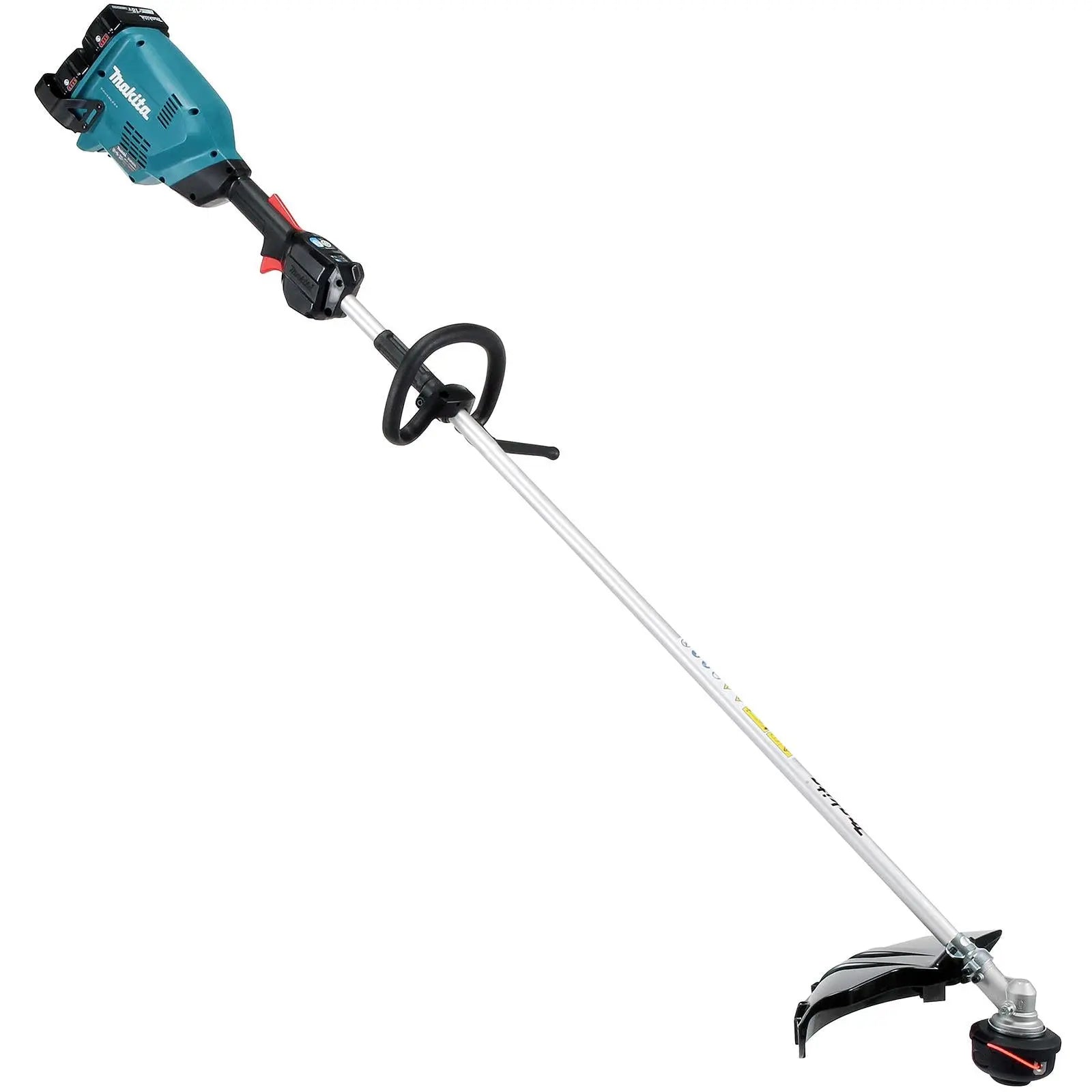 Makita Line Trimmer Strimmer Kit 2 x 18V LXT Brushless Cordless Garden Lawn Strimming 2 x 5Ah Battery and Dual Rapid Charger DUR369LPT2  White Rose Tools