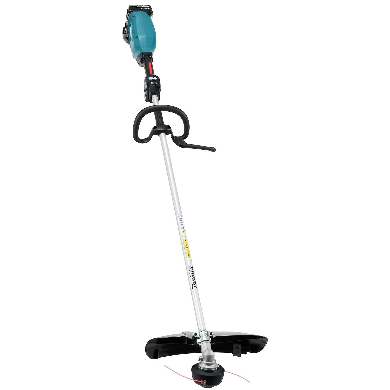 Makita Line Trimmer Strimmer Kit 2 x 18V LXT Brushless Cordless Garden Lawn Strimming 2 x 6Ah Battery and Dual Rapid Charger DUR369LPG2  White Rose Tools