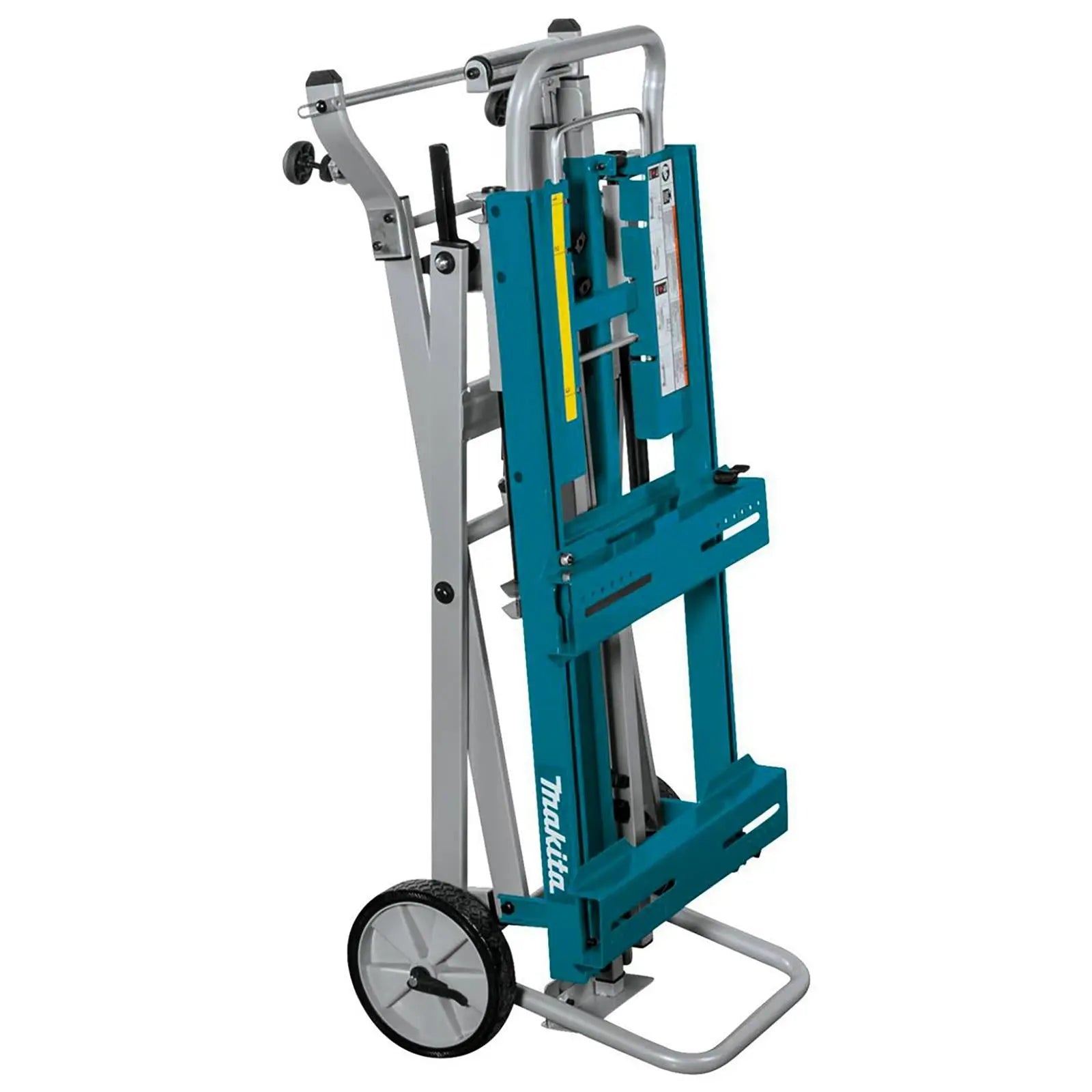 Makita Mitre Saw Stand Universal Folding Portable Table Top Wheels Slide Compound  White Rose Tools