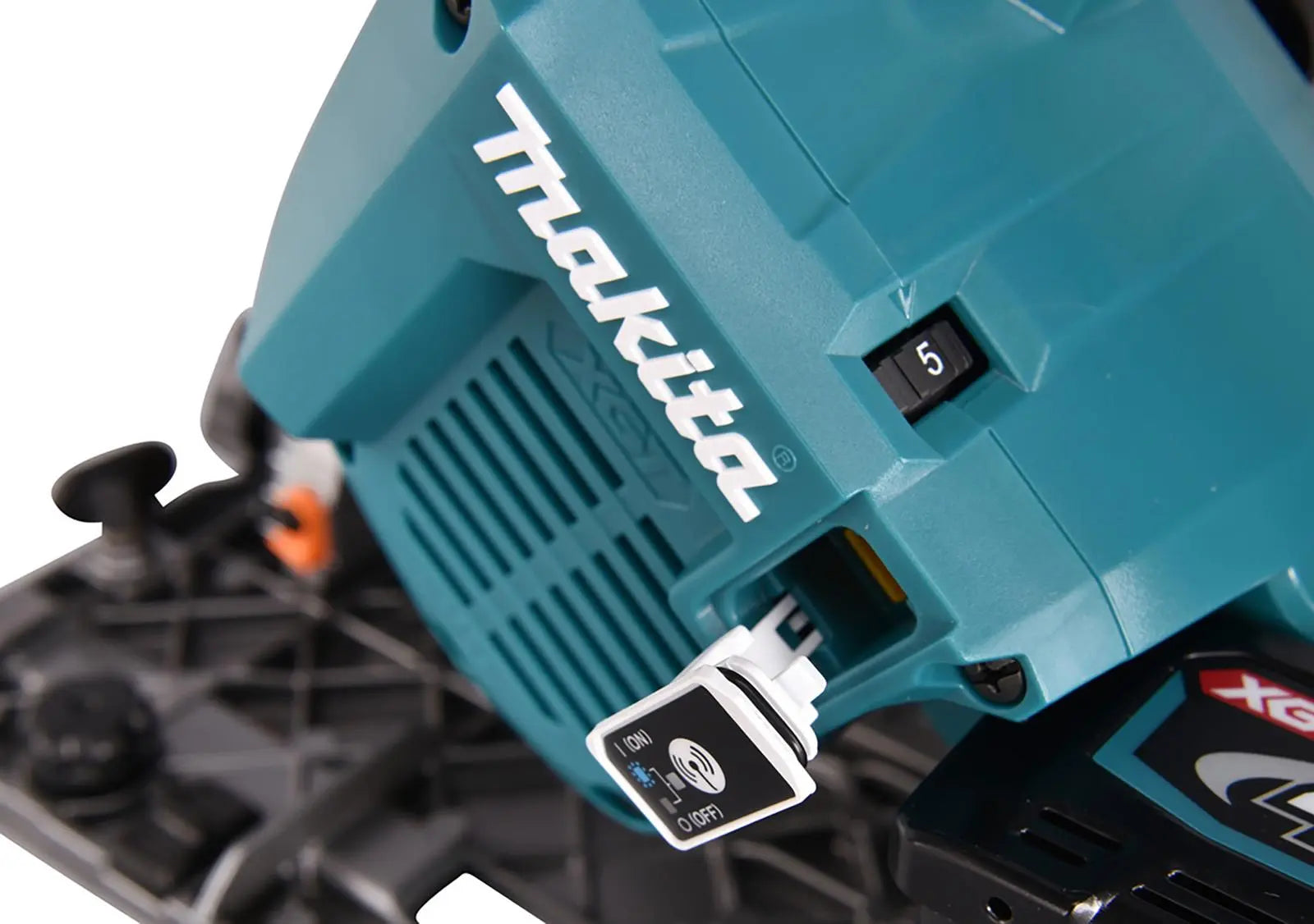 Makita Plunge Cut Circular Saw 165mm 40V Max XGT in MakPac Type 4 Case Body Only SP001GZ03  White Rose Tools