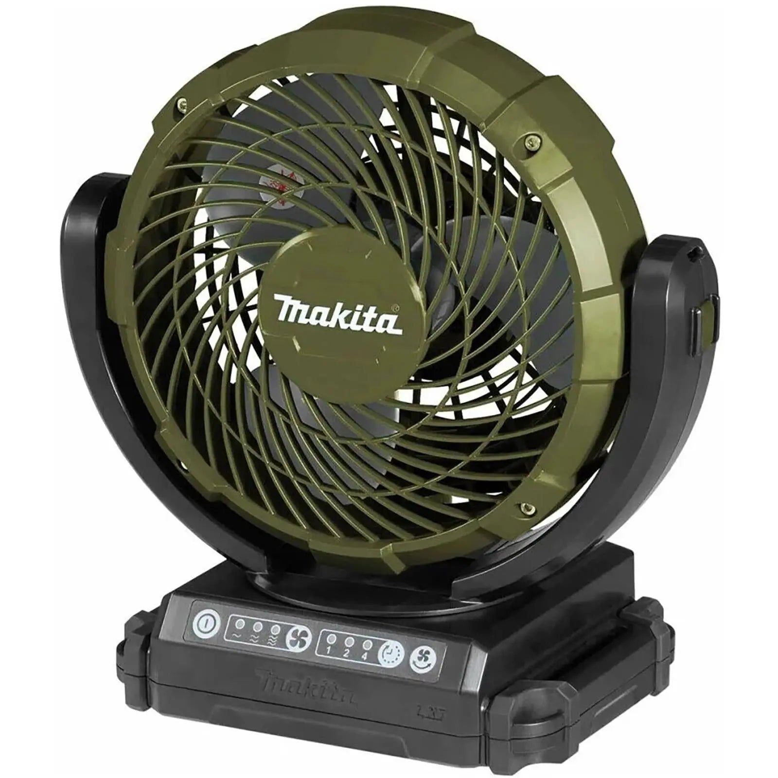 Makita Portable Fan 14.4V / 18V LXT Li-ion Cordless Olive Range DCF102ZO Body Only  White Rose Tools