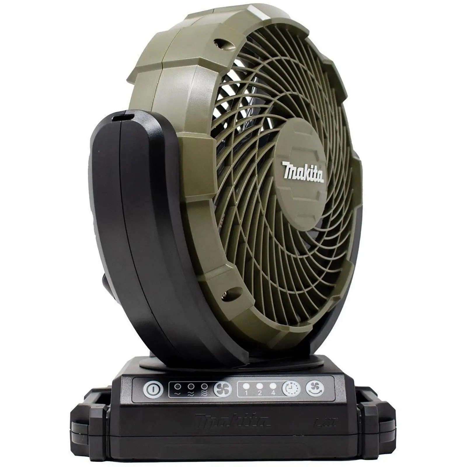 Makita Portable Fan 14.4V / 18V LXT Li-ion Cordless Olive Range DCF102ZO Body Only  White Rose Tools