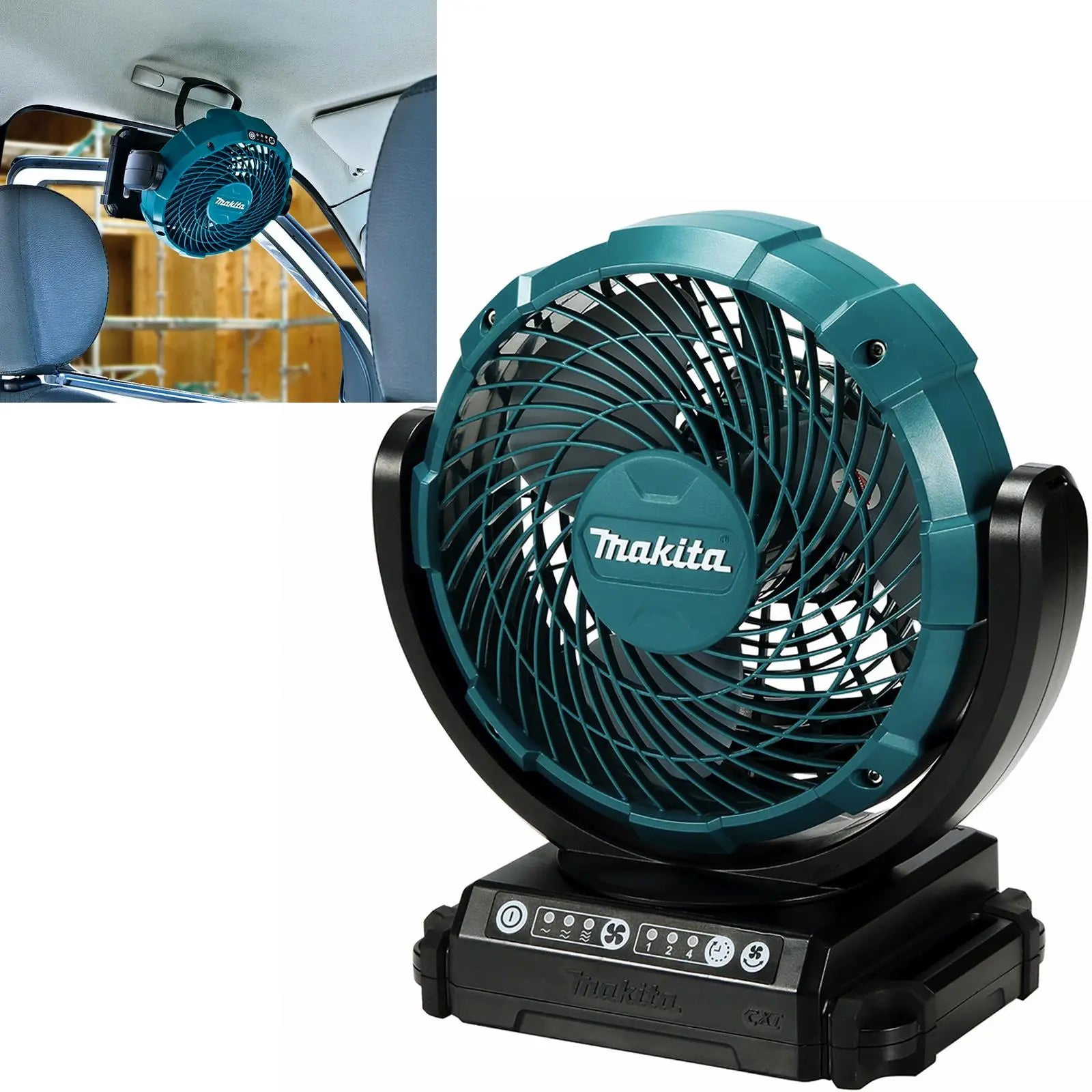 Makita Portable Fan CXT 12V Max Compact Cordless Corded Cool Air  White Rose Tools