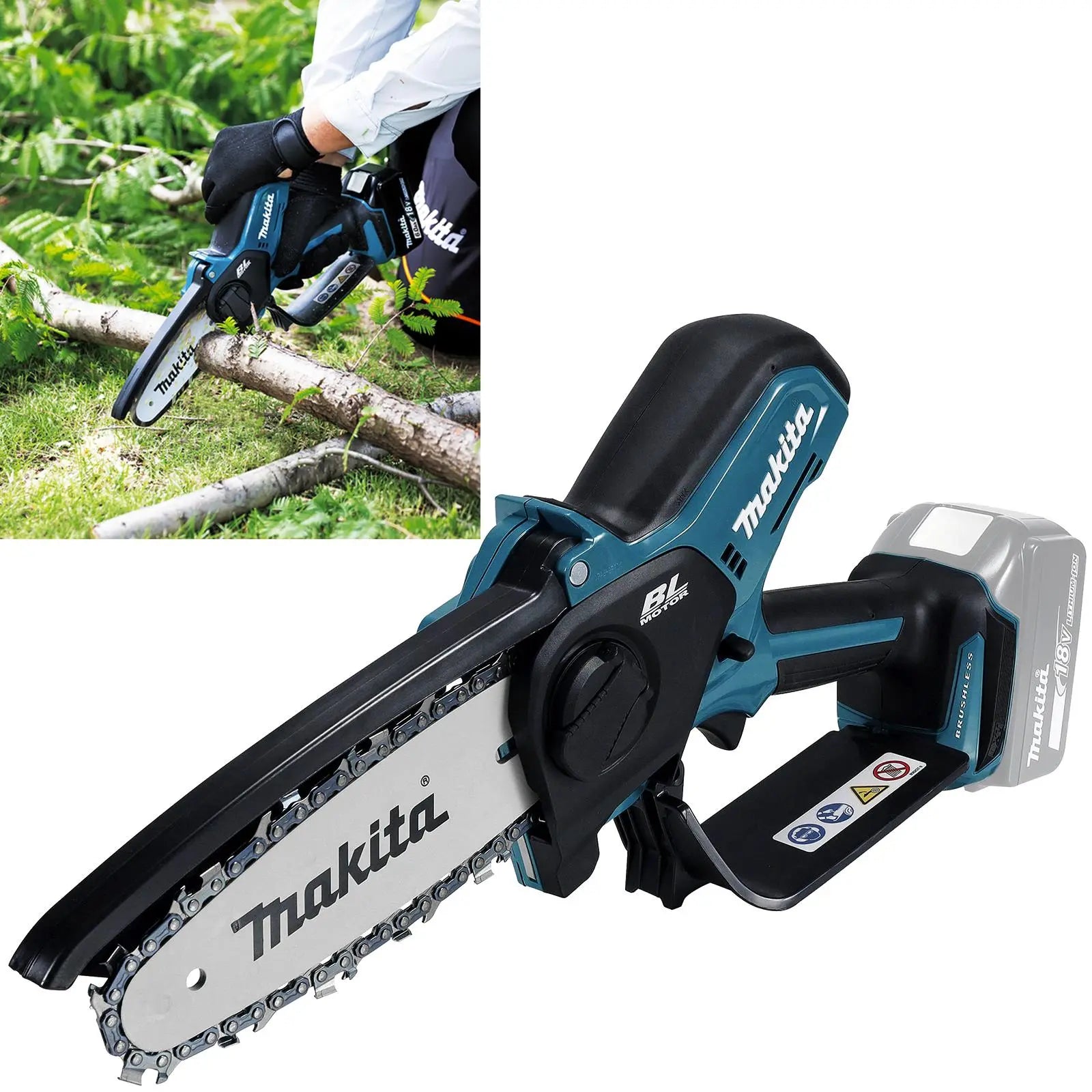 Makita Pruning Saw 150mm 18V LXT Brushless Cordless DUC150Z Body Only  White Rose Tools