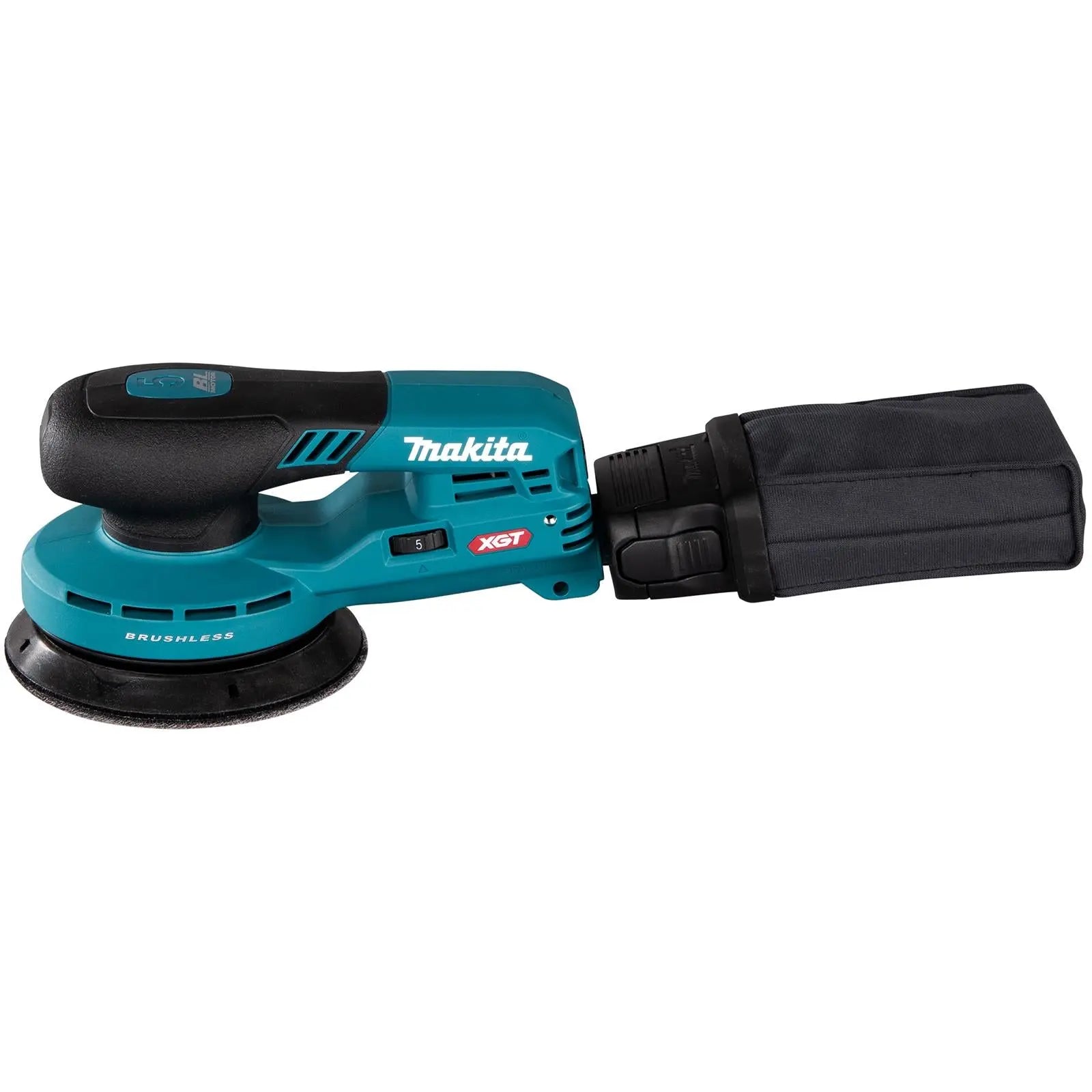 Makita Random Orbital Sander 125mm Lightweight 5mm Orbit Diameter XGT 40V Max Brushless Body Only BO001CGZ  White Rose Tools