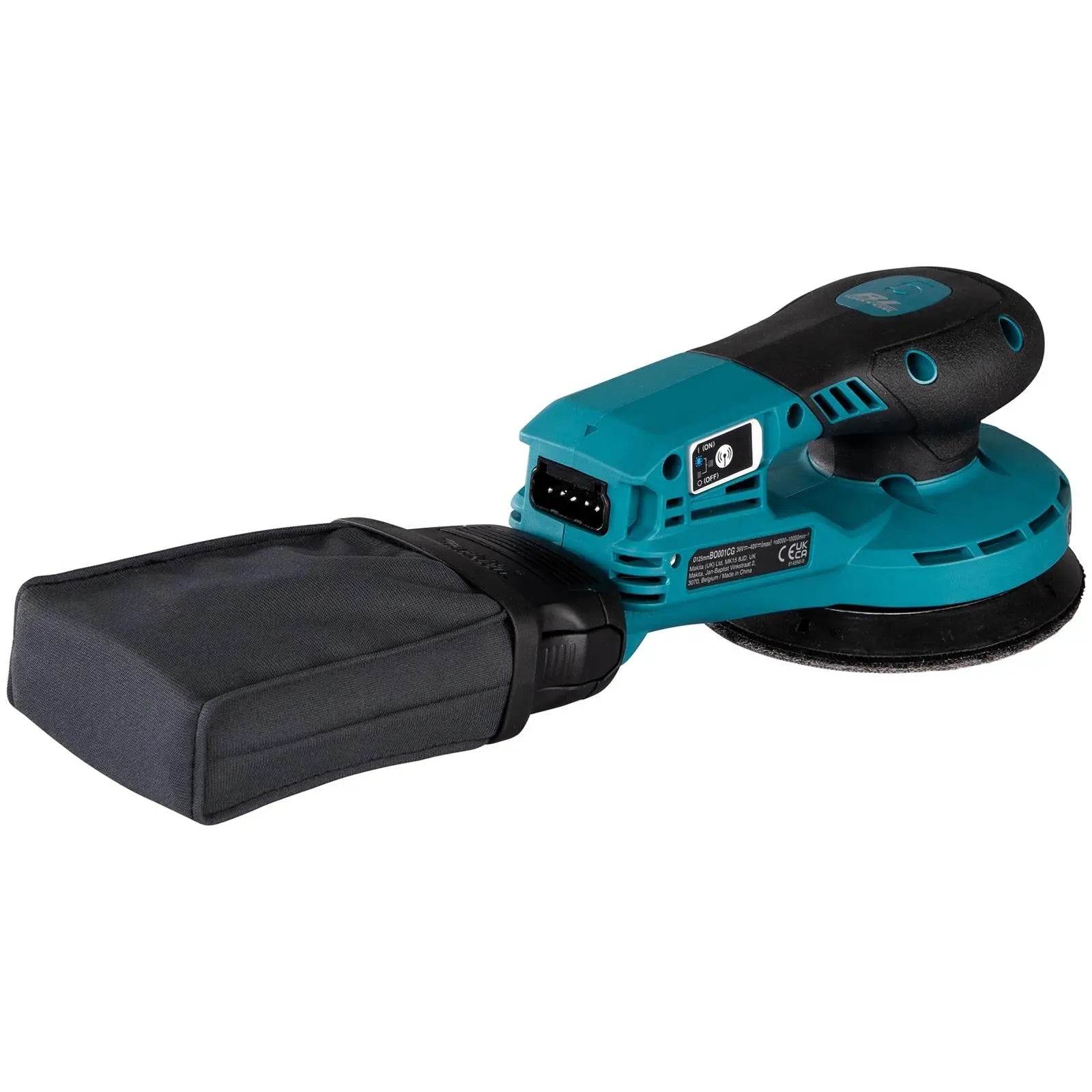 Makita Random Orbital Sander 125mm Lightweight 5mm Orbit Diameter XGT 40V Max Brushless Body Only BO001CGZ  White Rose Tools