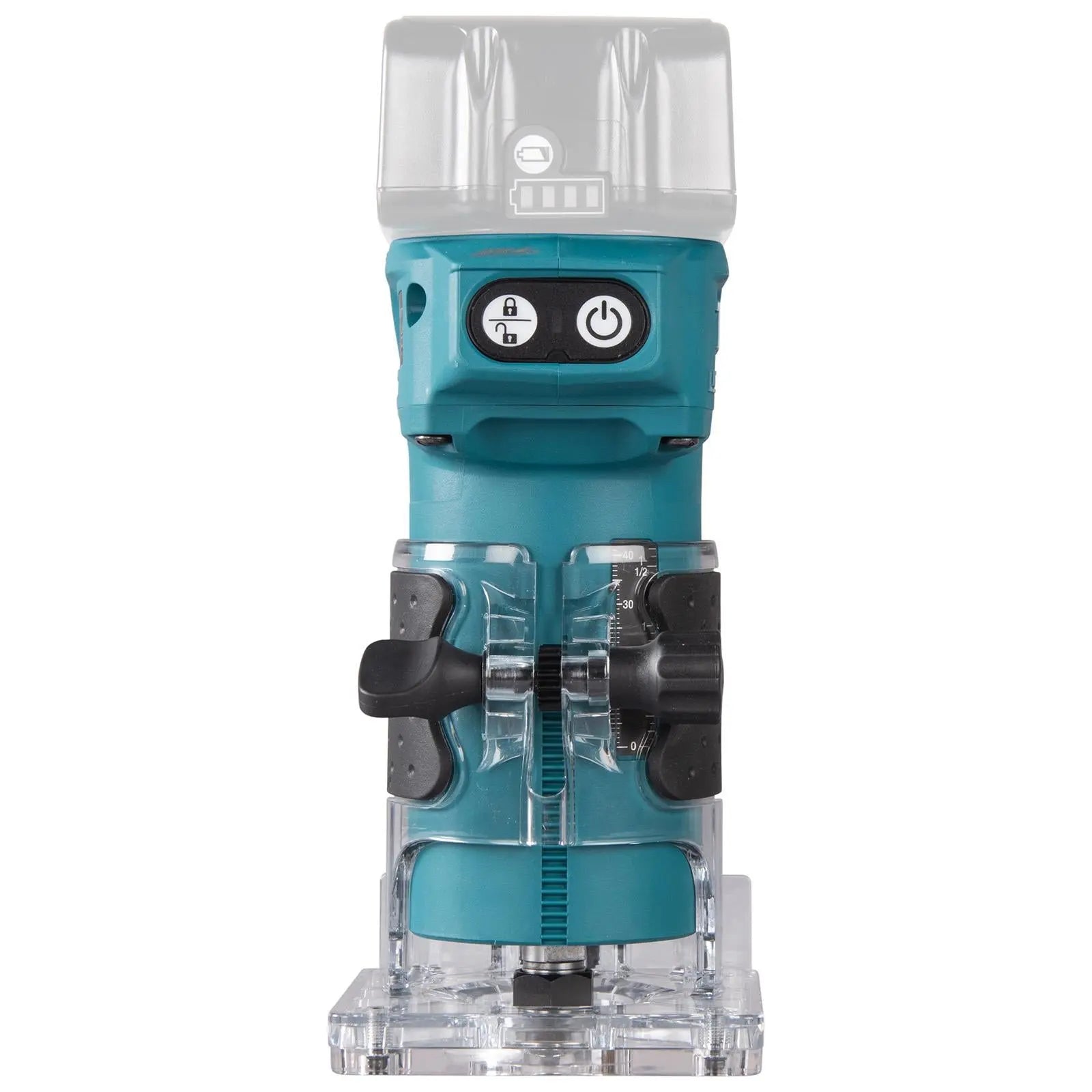 Makita Router Trimmer 6mm 1/4" Collet 18V LXT Cordless Brushless Body Only DRT52Z  White Rose Tools