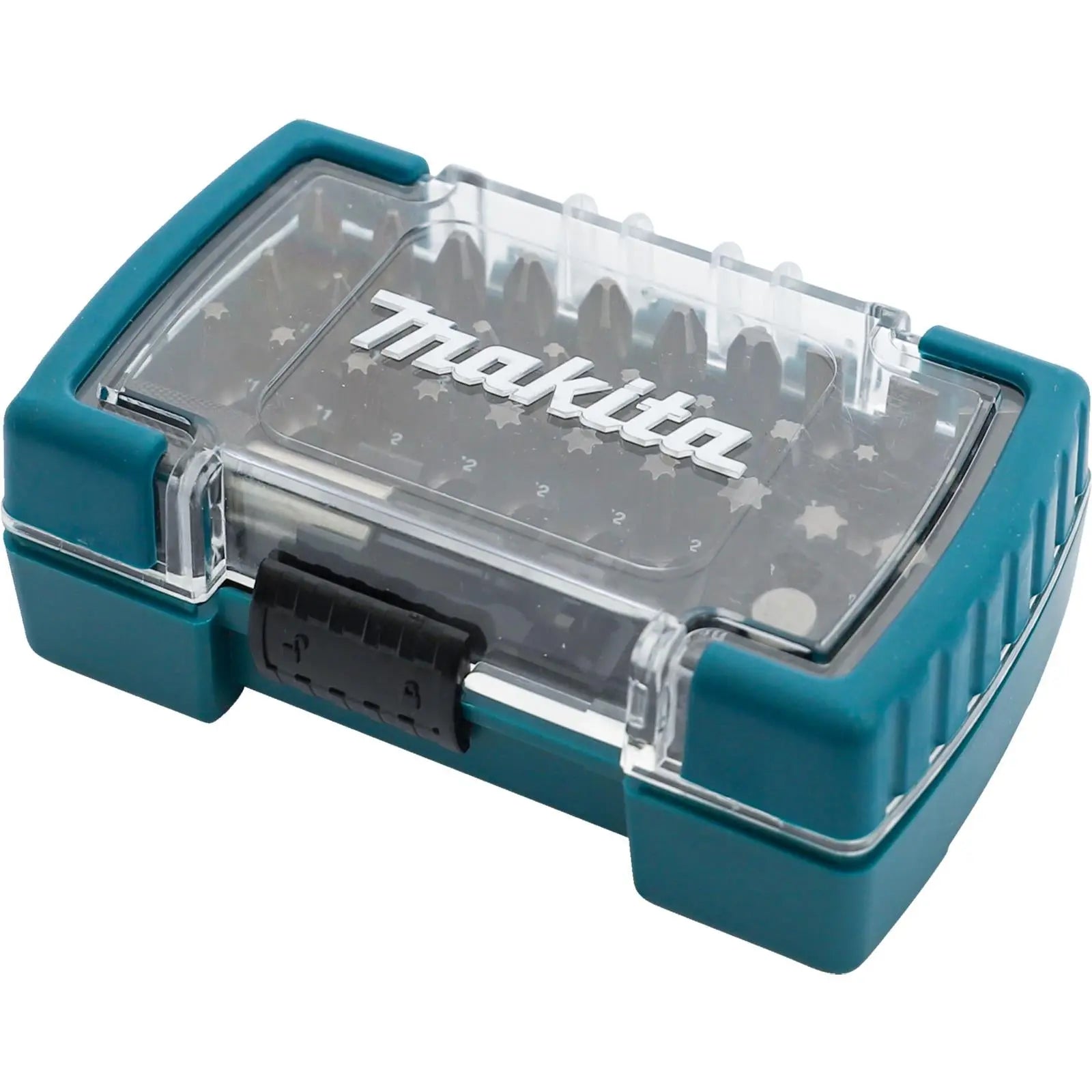 Makita Screwdriver Bit Set with Bit Holder in Case 32 Piece D-74762  White Rose Tools