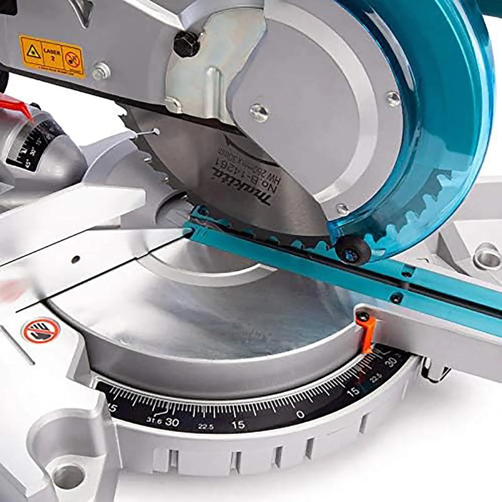 Makita Slide Compound Mitre Saw 255mm to 260mm Cutting Blade 230V  White Rose Tools