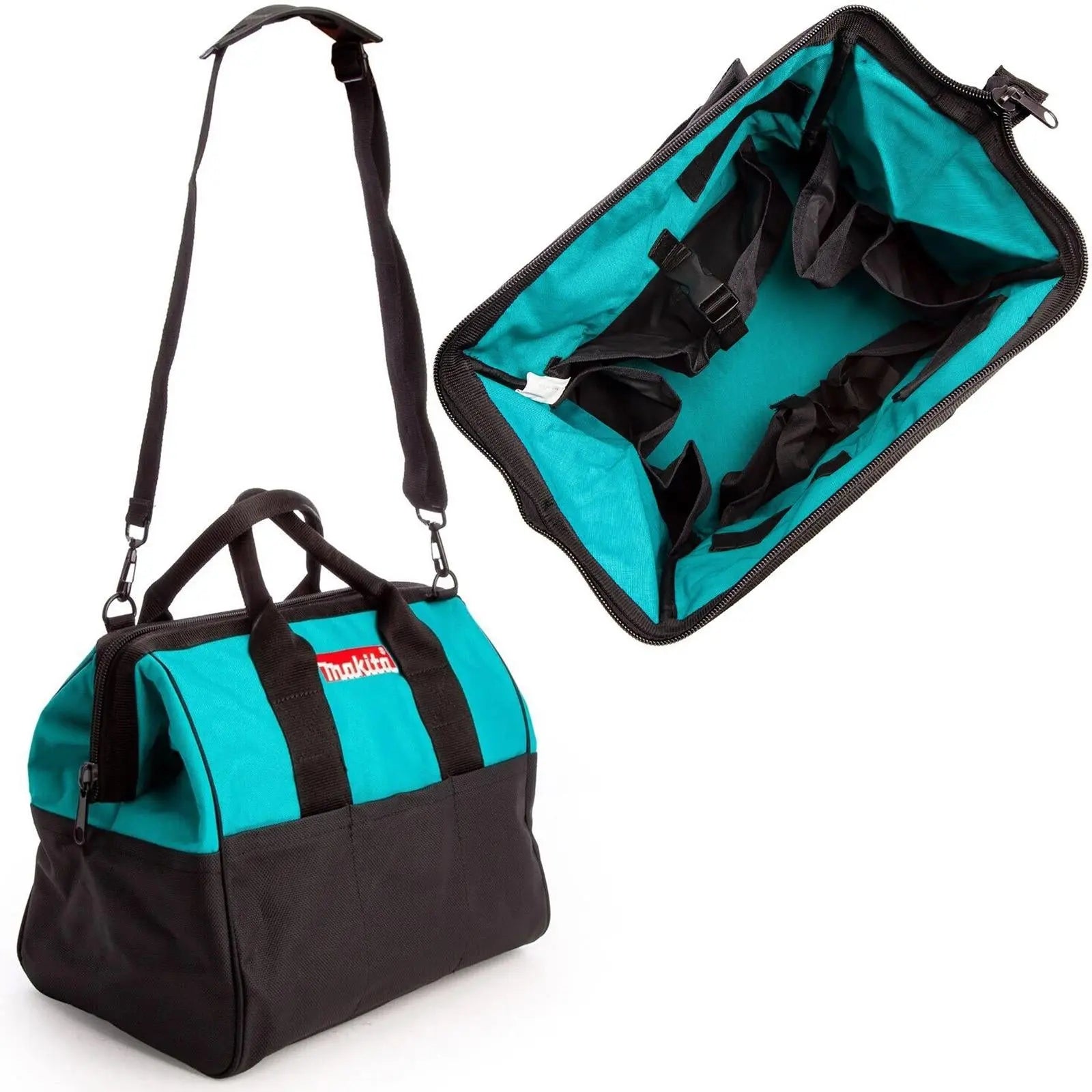 Makita Tool Bag Open Mouth Holdall LXT 36cm with Shoulder Strap  White Rose Tools
