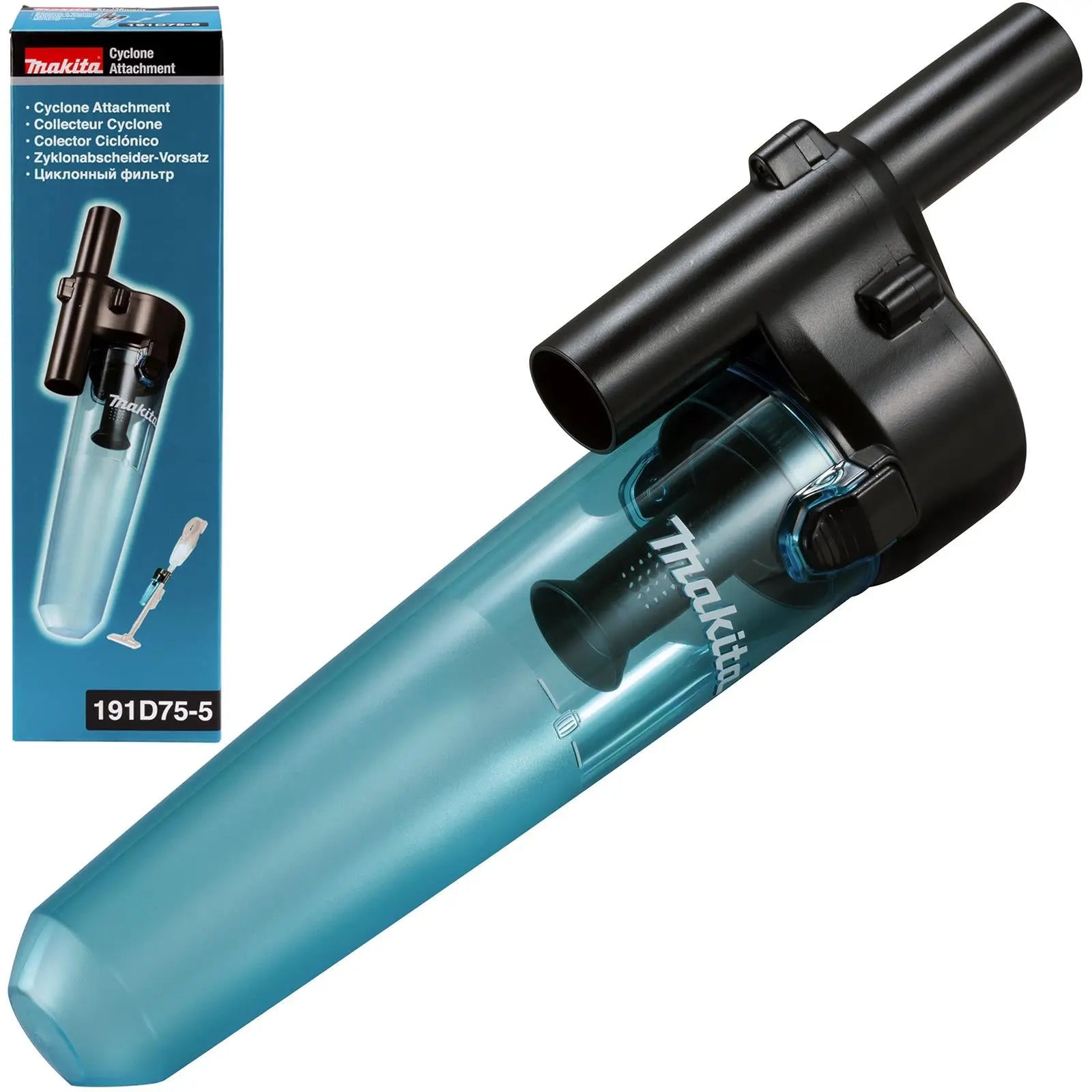Makita Vacuum Cleaner Cyclone Attachment Set Large Capacity LXT CXT 191D75-5  White Rose Tools