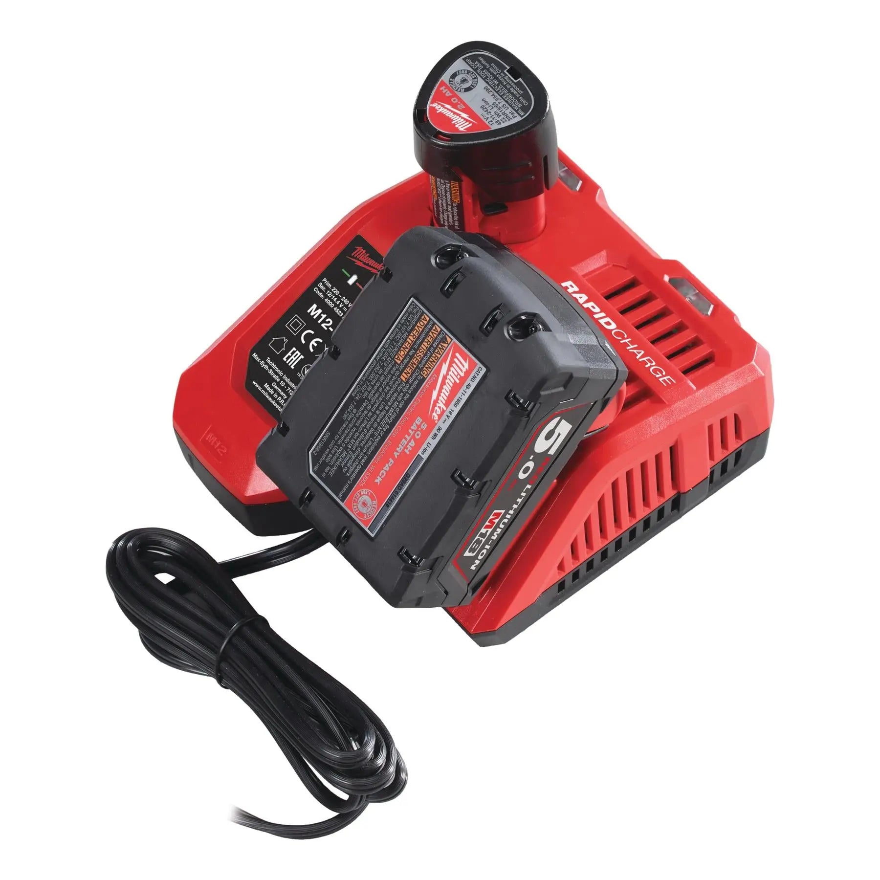 Milwaukee 12-18V Fast Charger for M12 and M18 Li-ion Batteries M12-18FC  White Rose Tools
