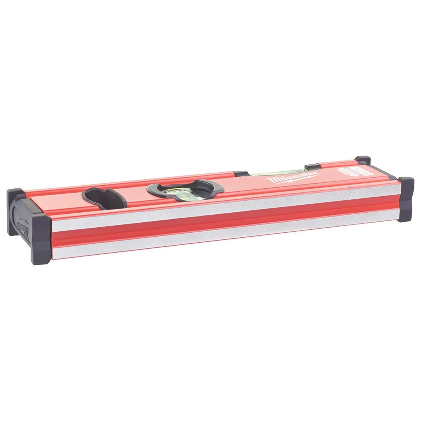 Milwaukee 20cm Spirit Level Slim Box Shockproof Measuring 2 Vial Precision Milled  White Rose Tools