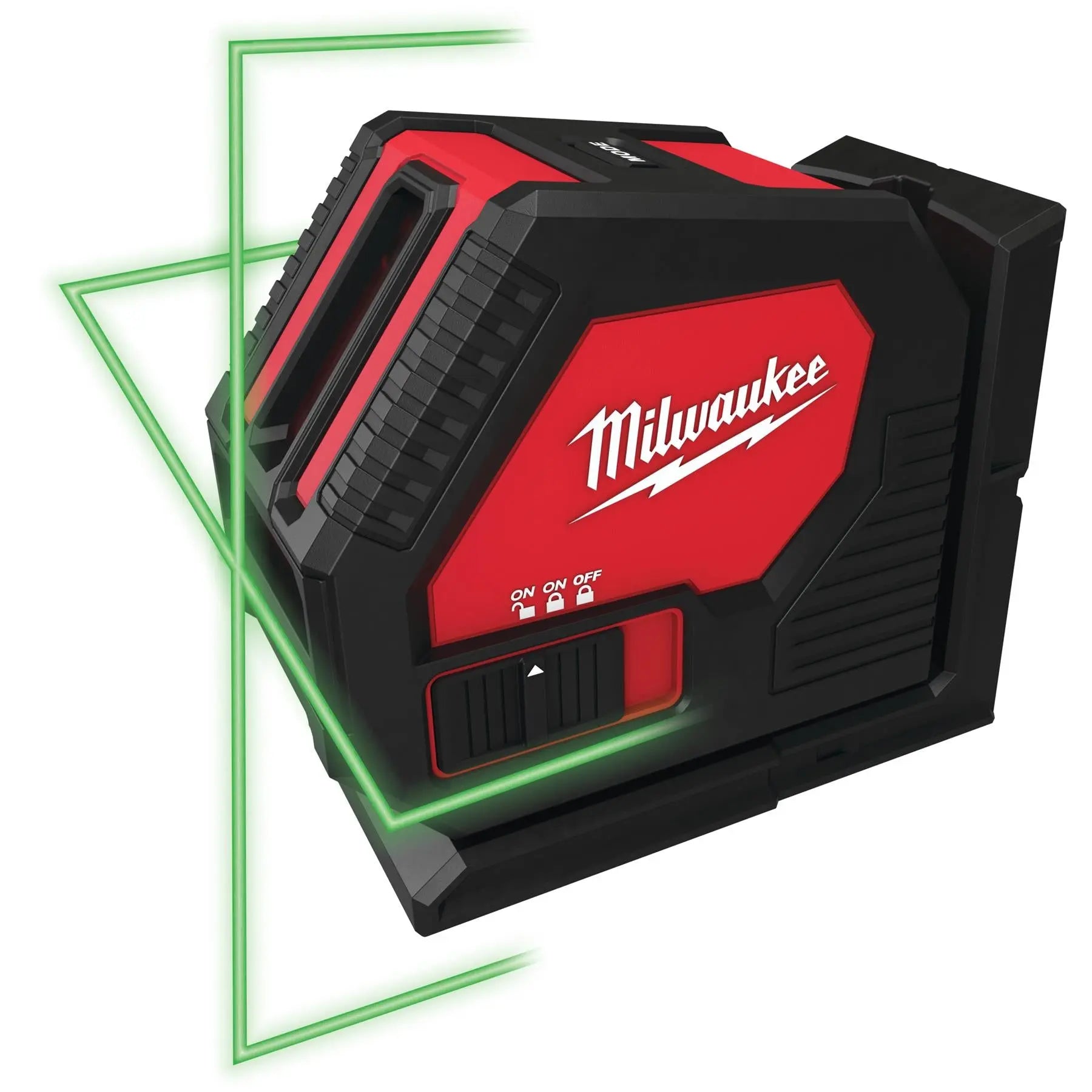 Milwaukee Alkaline Green Cross Line Laser Level CLL-C  White Rose Tools