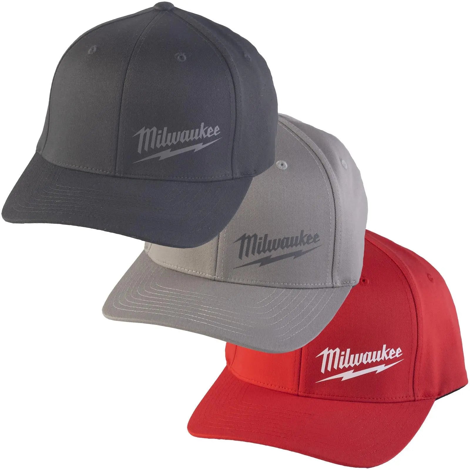 Milwaukee Baseball Cap - Choose Colour / Size  White Rose Tools