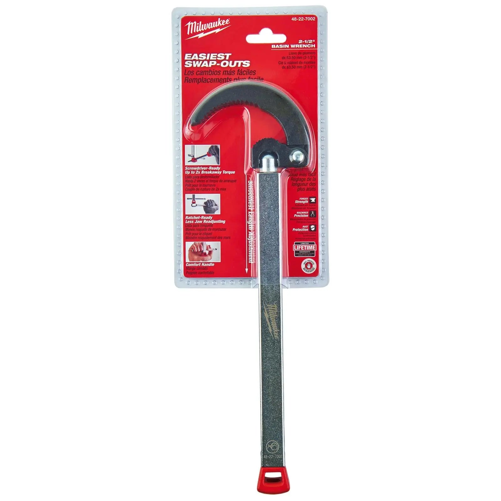 Milwaukee Basin Wrench 32 - 65mm Jaw Size 