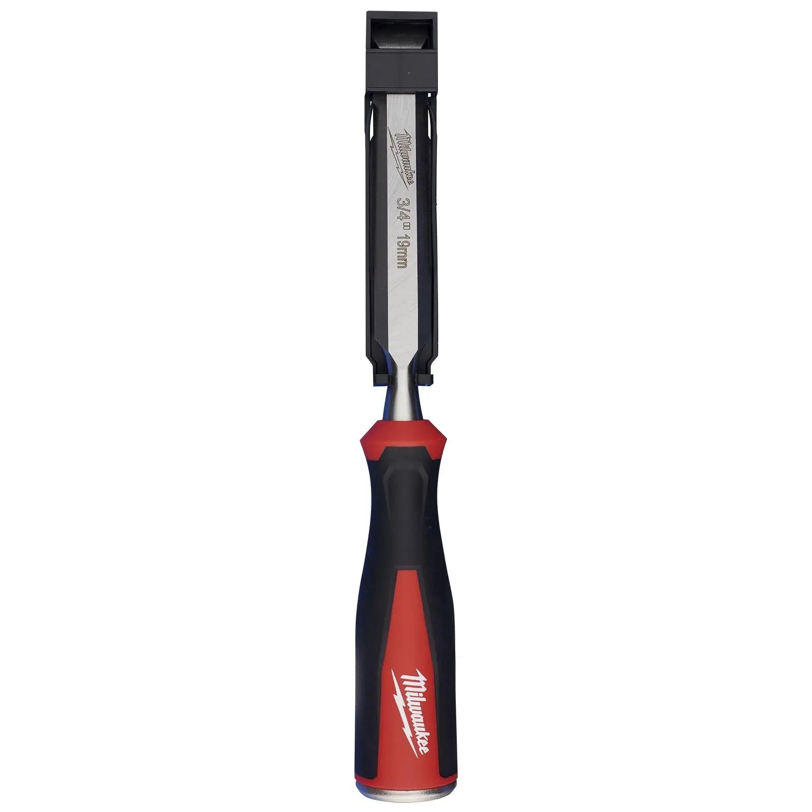 Milwaukee Beveled Edge Wood Chisel 19mm 3/4" All Metal Core with Striking Cap  White Rose Tools