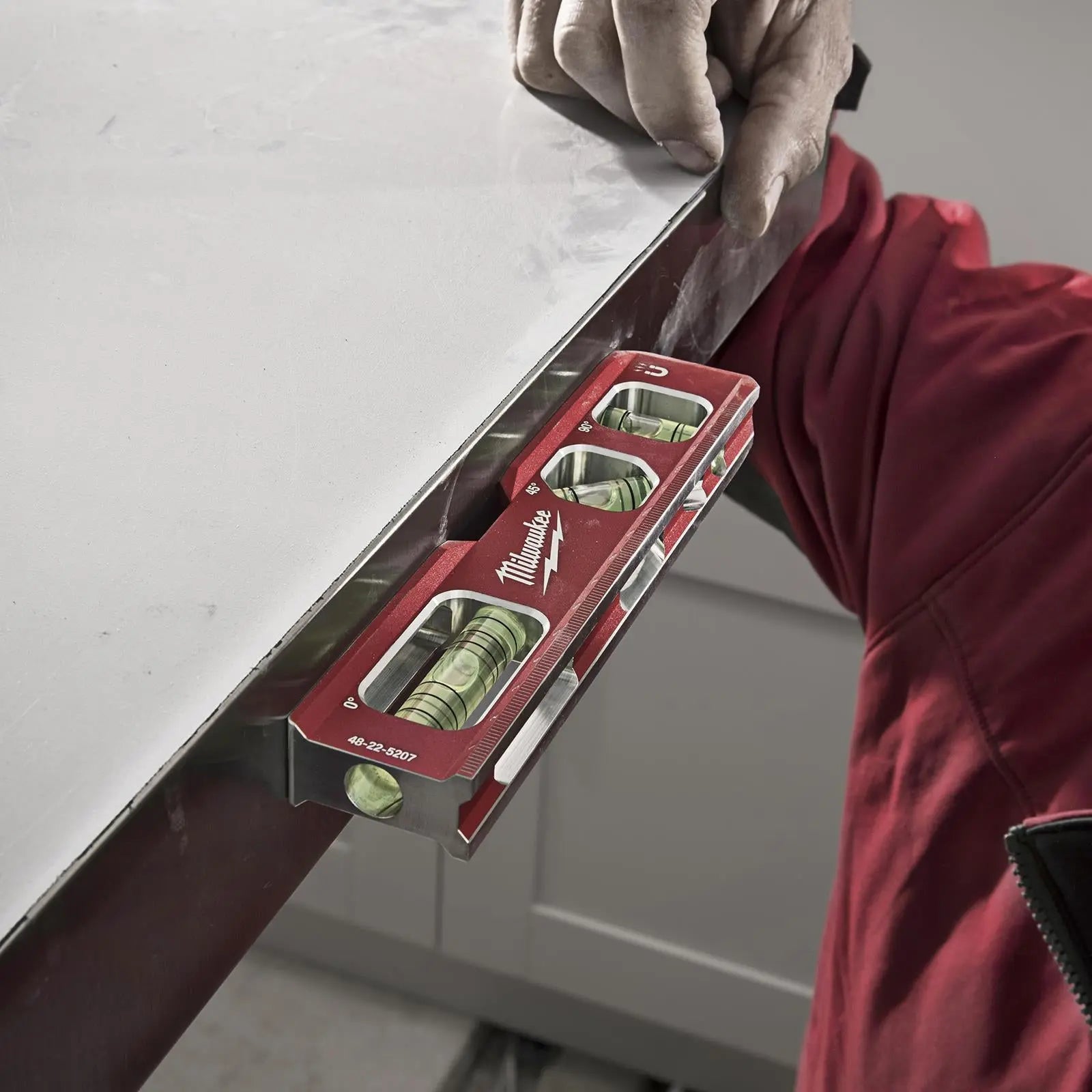 Milwaukee Billet Torpedo Spirit Level 17cm Magnetic 