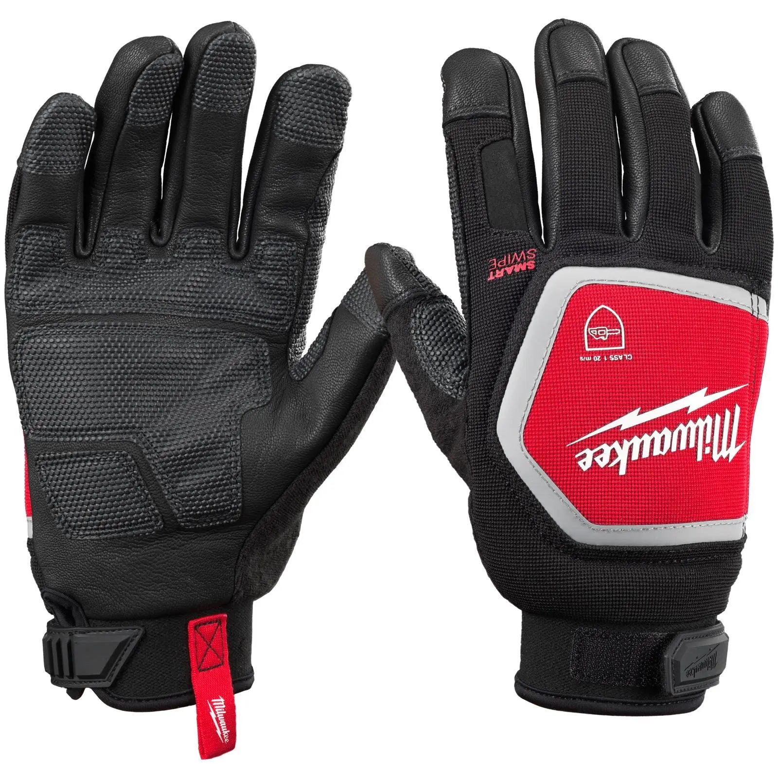 Milwaukee Chain Saw Safety Gloves - Choose Size  White Rose Tools