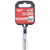 Milwaukee Chrome Socket 1/4" Drive Four Flat Sides Metric Deep 4-15mm Individual  White Rose Tools