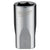 Milwaukee Chrome Socket 1/4" Drive Four Flat Sides Metric Standard 4-15mm Individual  White Rose Tools