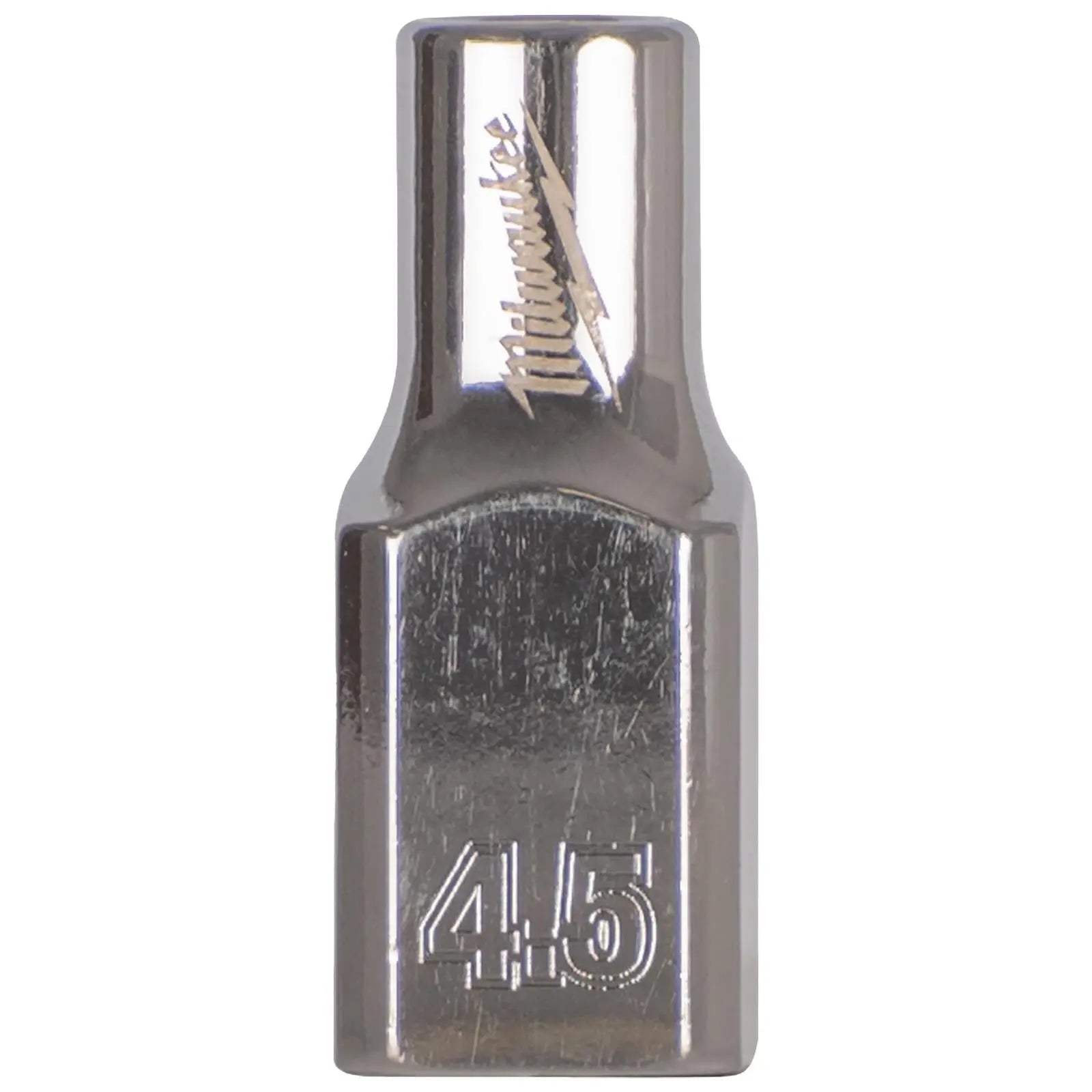 Milwaukee Chrome Socket 1/4" Drive Four Flat Sides Metric Standard 4-15mm Individual  White Rose Tools