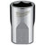 Milwaukee Chrome Socket 3/8" Drive Four Flat Sides Metric Standard 6-24mm Individual  White Rose Tools