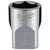 Milwaukee Chrome Socket 3/8" Drive Four Flat Sides Metric Standard 6-24mm Individual  White Rose Tools