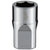 Milwaukee Chrome Socket 3/8" Drive Four Flat Sides Metric Standard 6-24mm Individual  White Rose Tools