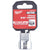 Milwaukee Chrome Socket 3/8" Drive Four Flat Sides Metric Standard 6-24mm Individual  White Rose Tools